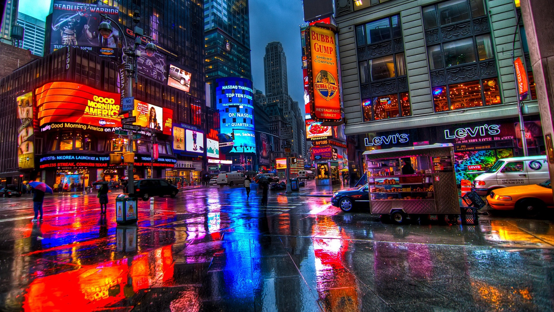 Rainy City Wallpapers