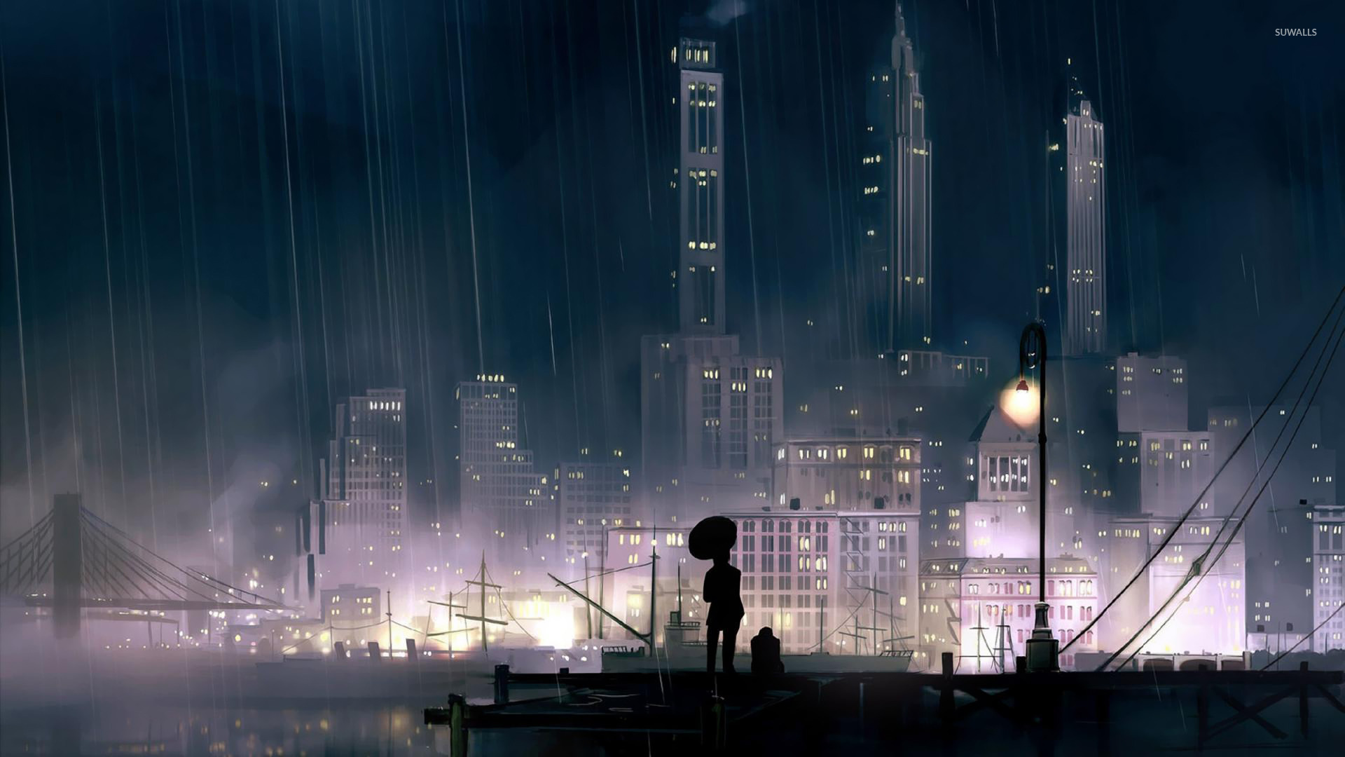 Rainy City Wallpapers