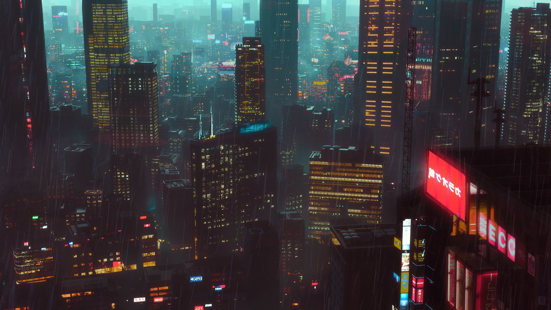 Rainy City Wallpapers