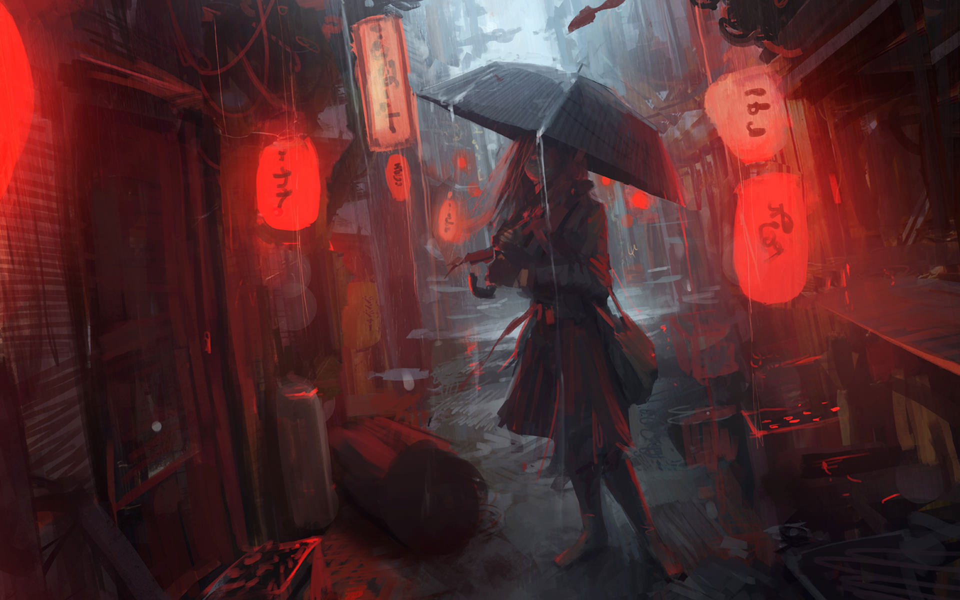 Rainy Japan Wallpapers