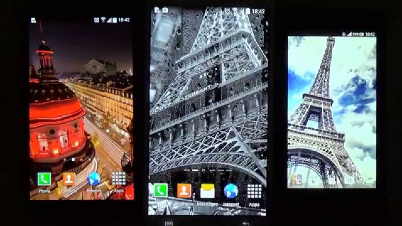 Rainy Paris Live Wallpapers