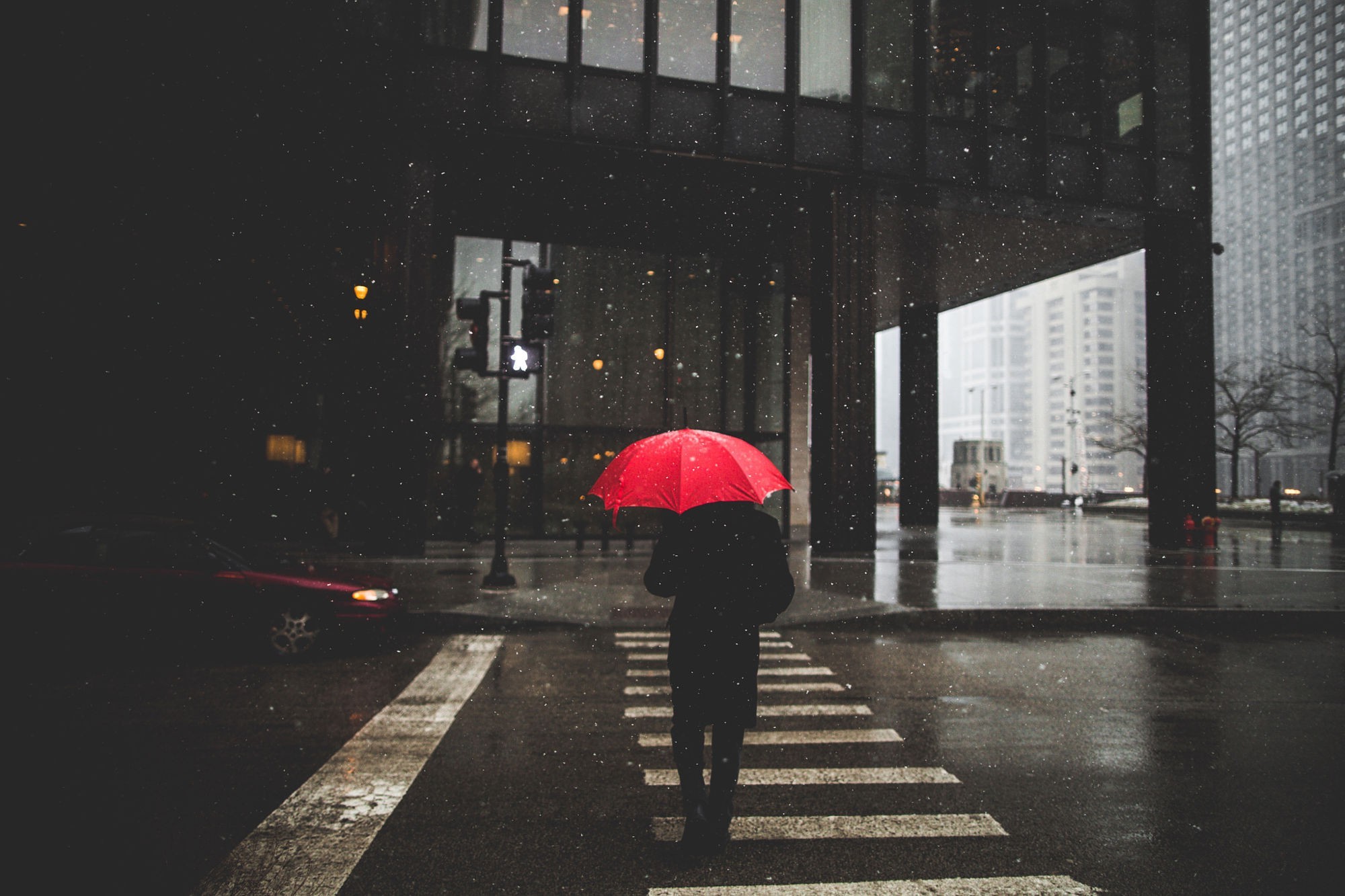 Rainy Road Wallpapers