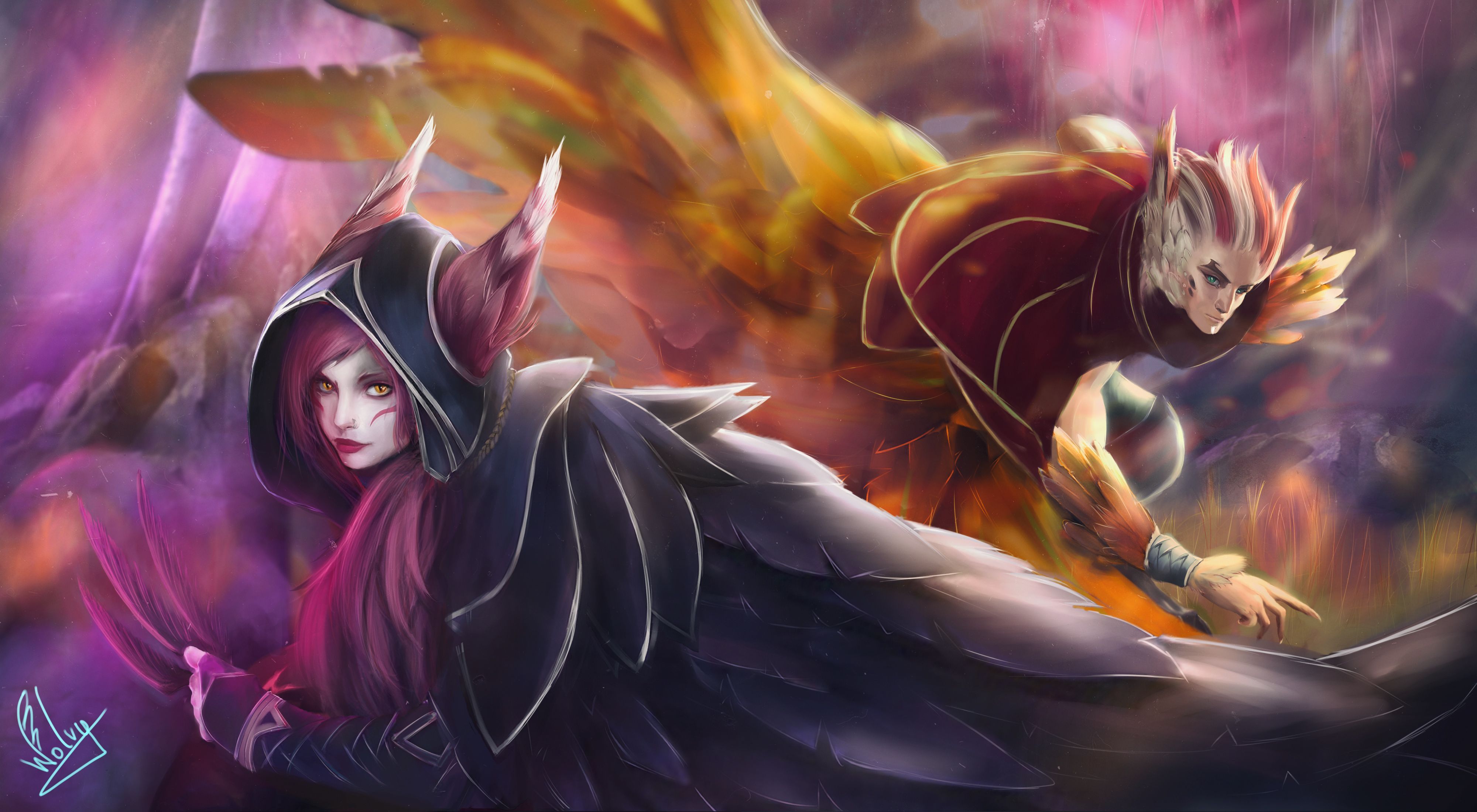 Rakan And Xayah Wallpapers