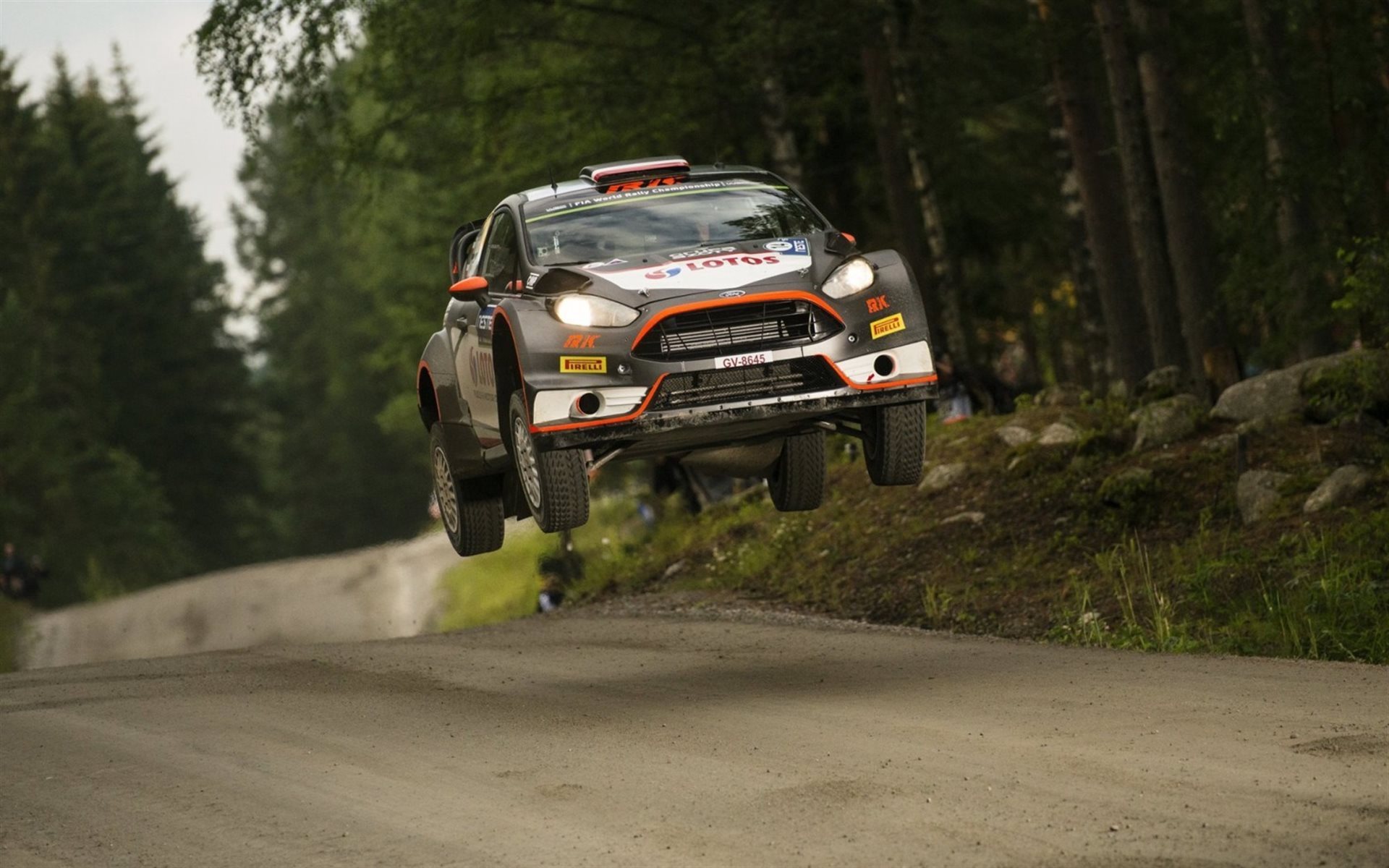 Rally Car Jump Wallpapers