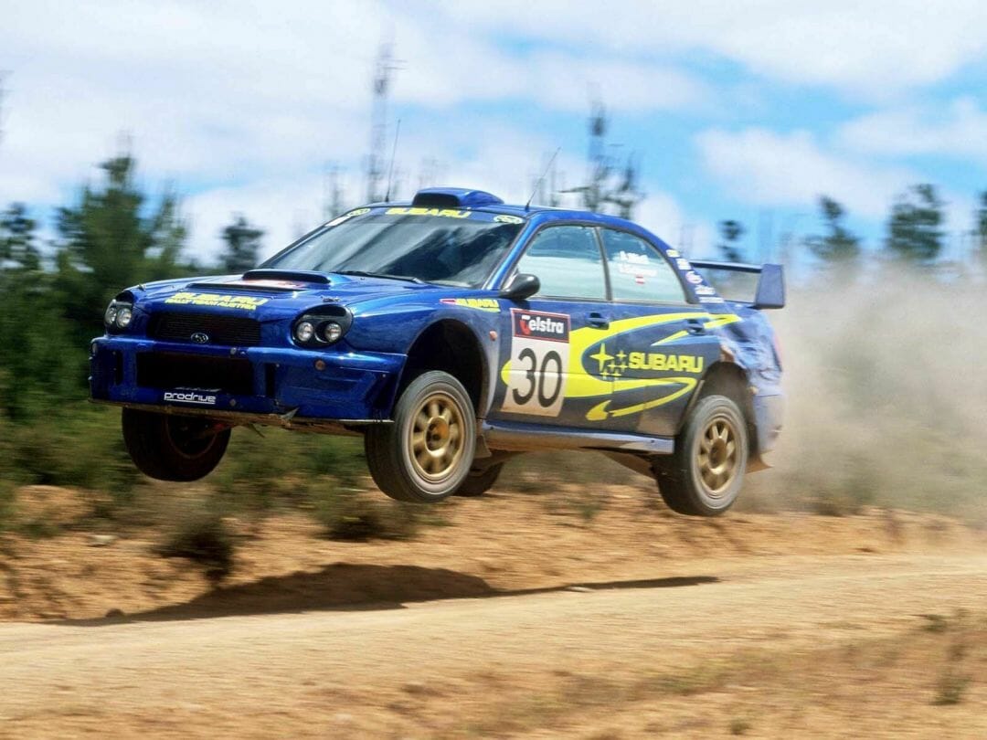 Rally Car Jump Wallpapers