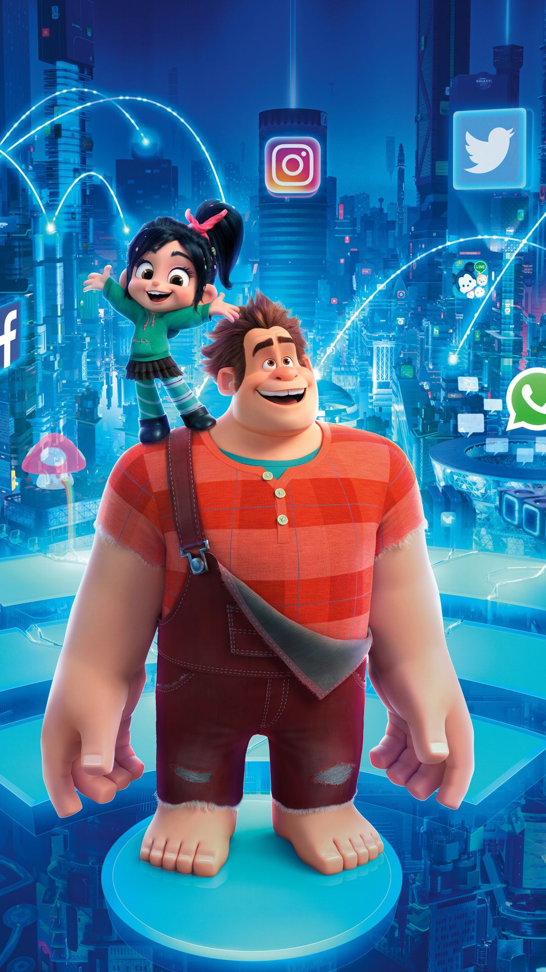 Ralph Breaks The Internet Wreck It Ralph 2 Movie 2018 Wallpapers