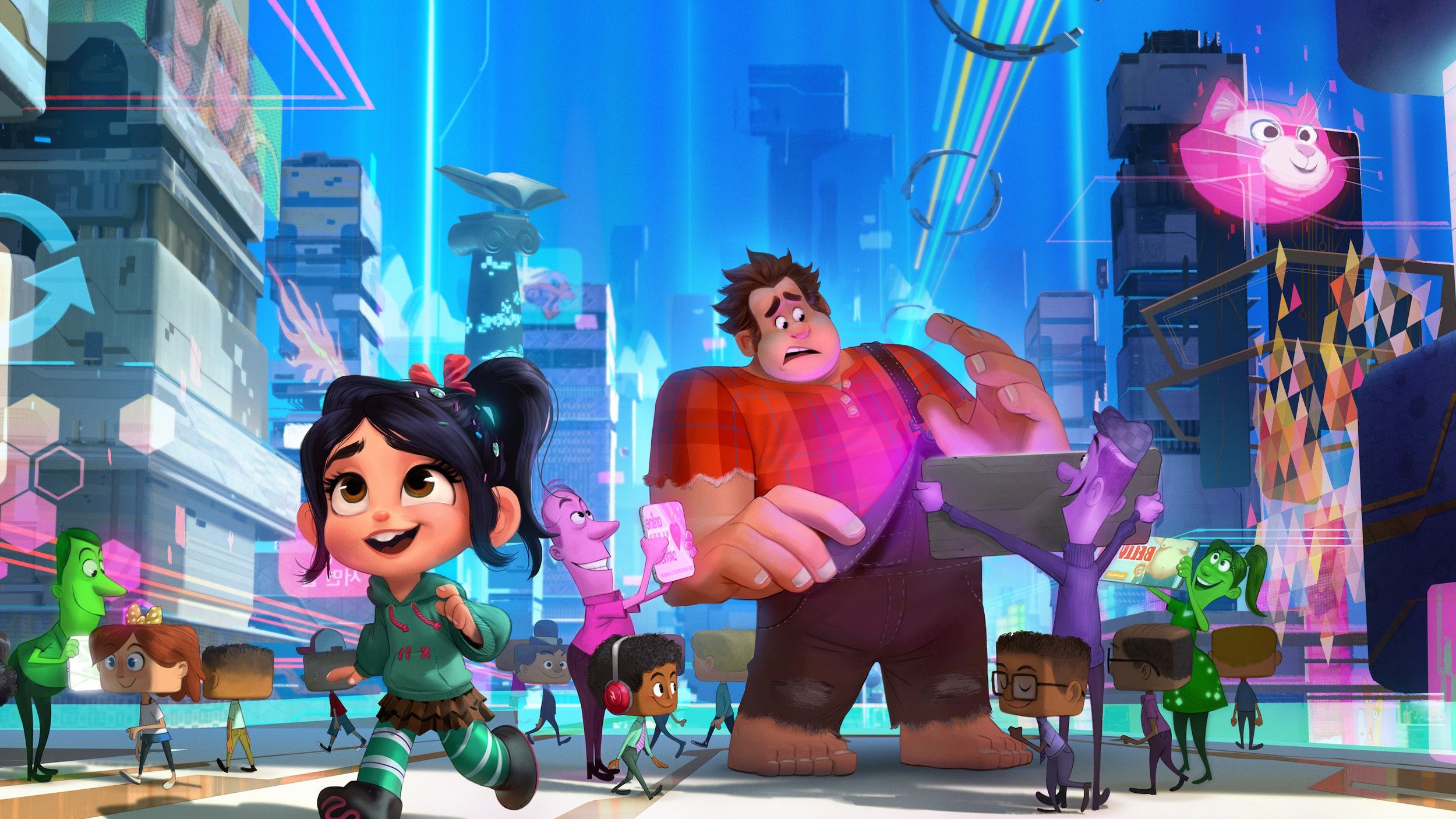 Ralph Breaks The Internet Wreck It Ralph 2 Movie 2018 Wallpapers