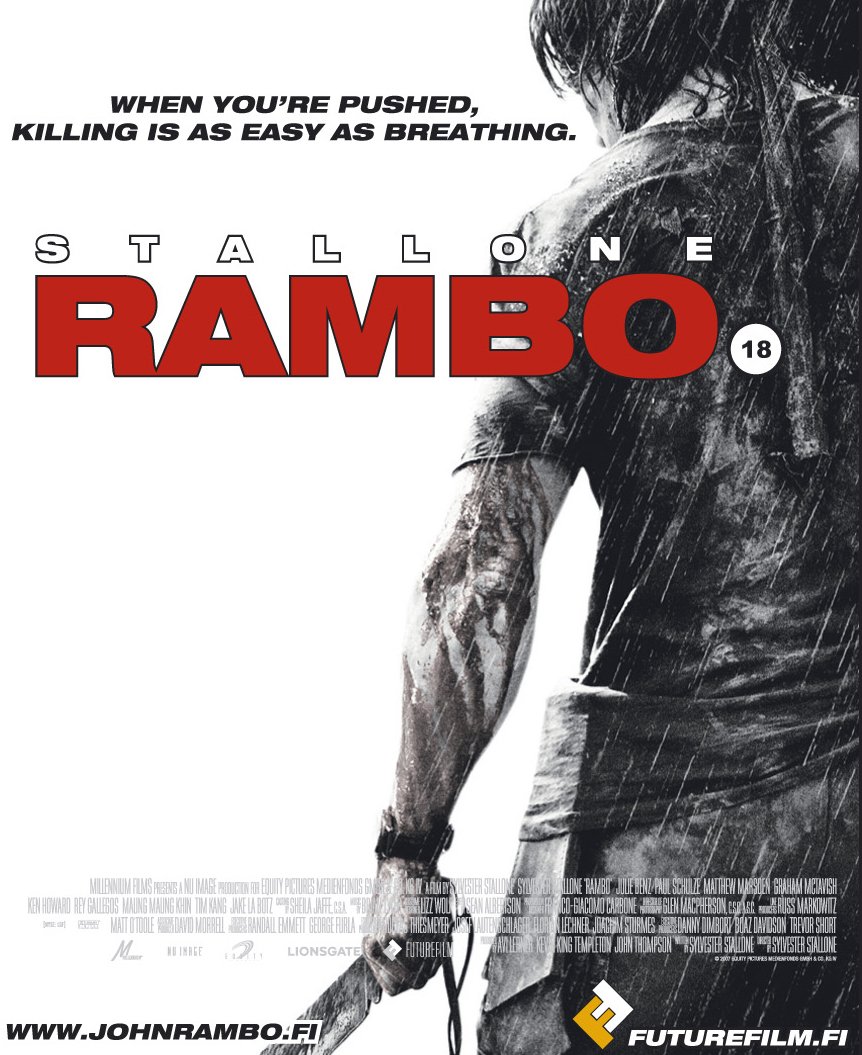 Rambo 4 Poster Wallpapers