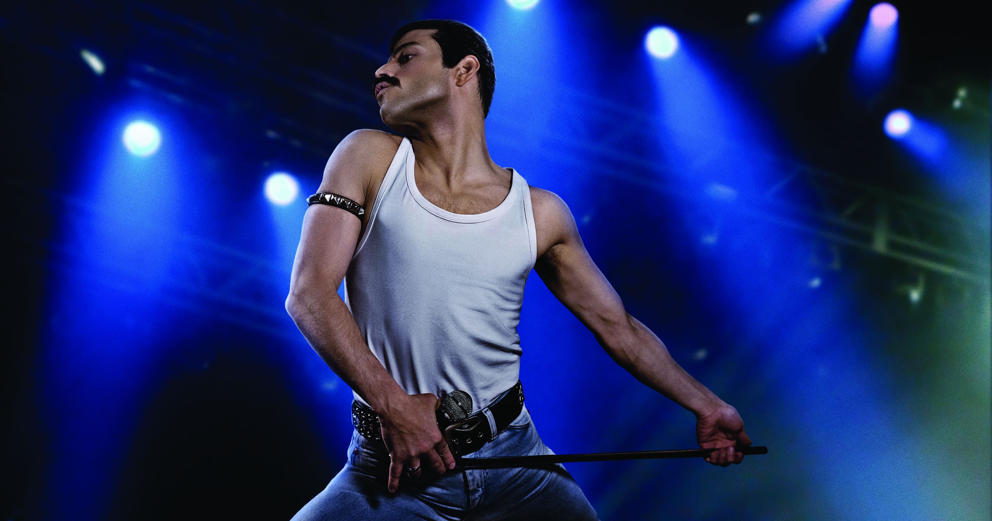 Rami Malek As Freddie Mercury In Bohemian Rhapsody Movie Wallpapers