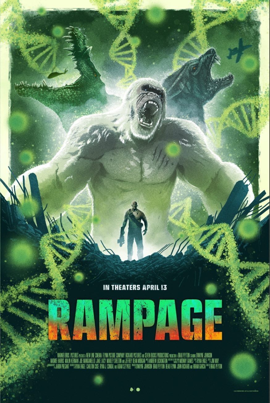 Rampage 2018 Official Poster Wallpapers
