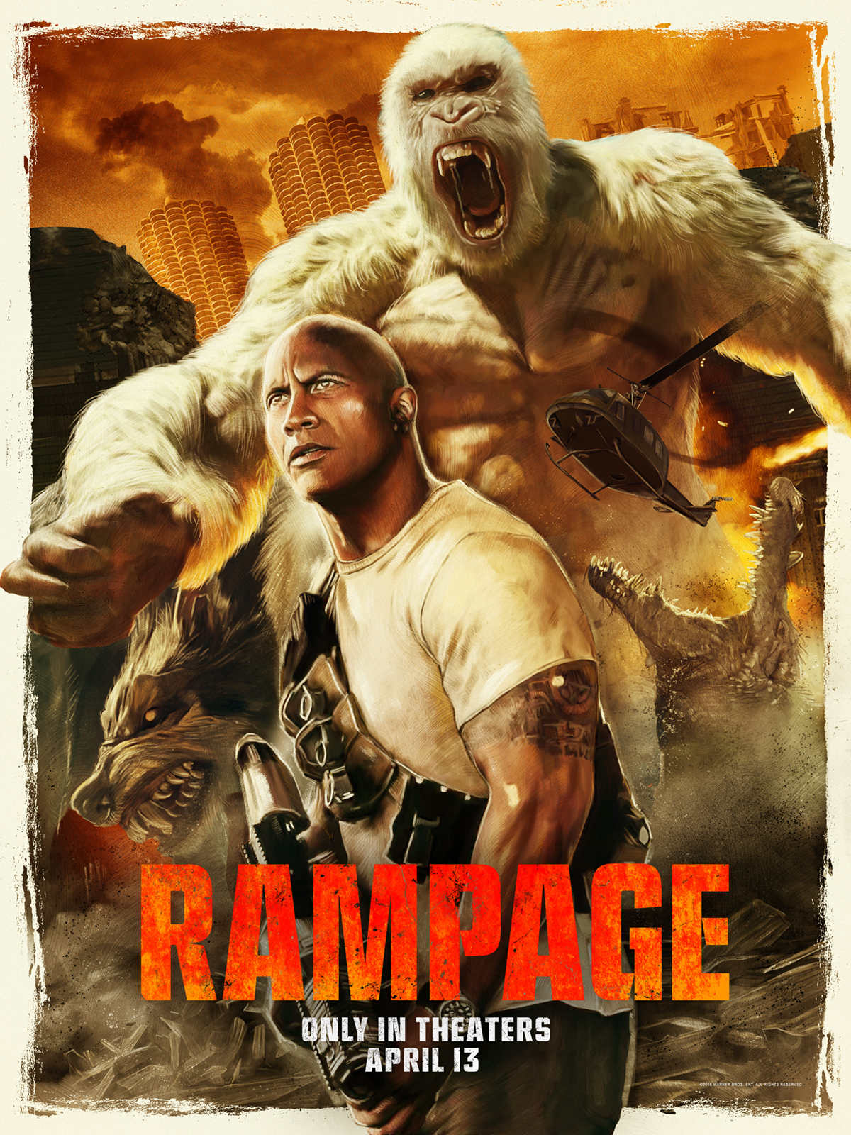Rampage 2018 Official Poster Wallpapers