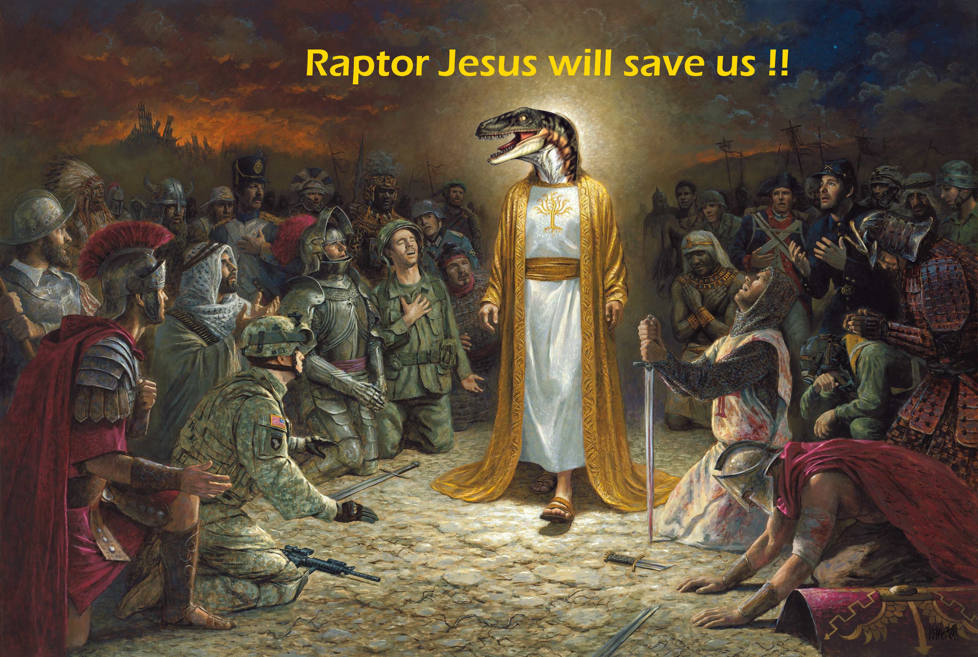 Raptor Jesus Wallpapers