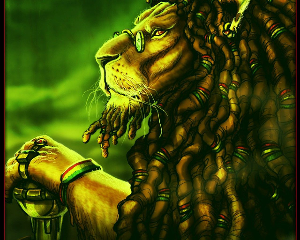 Rastafari Lion Wallpapers