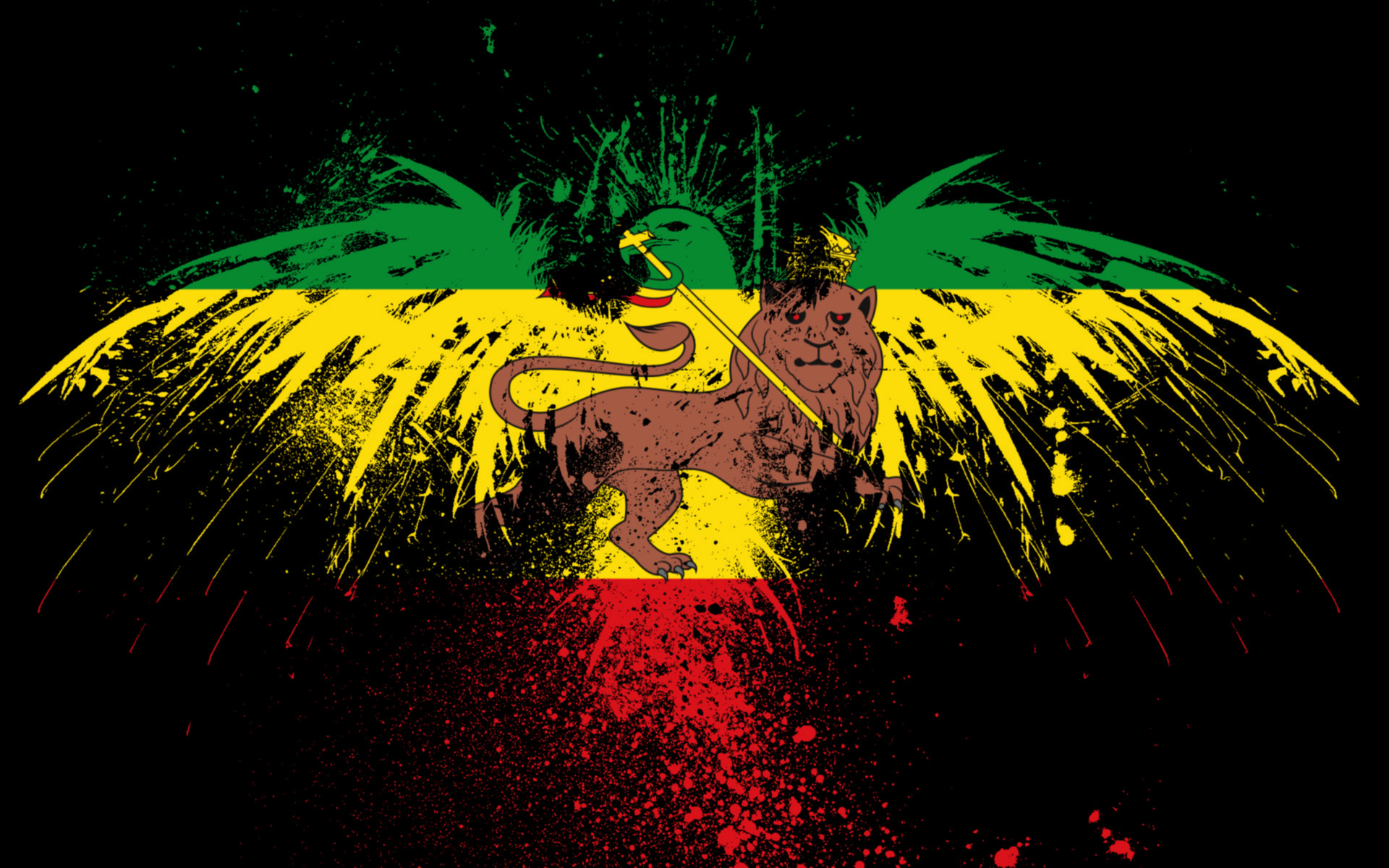 Rastafari Lion Wallpapers