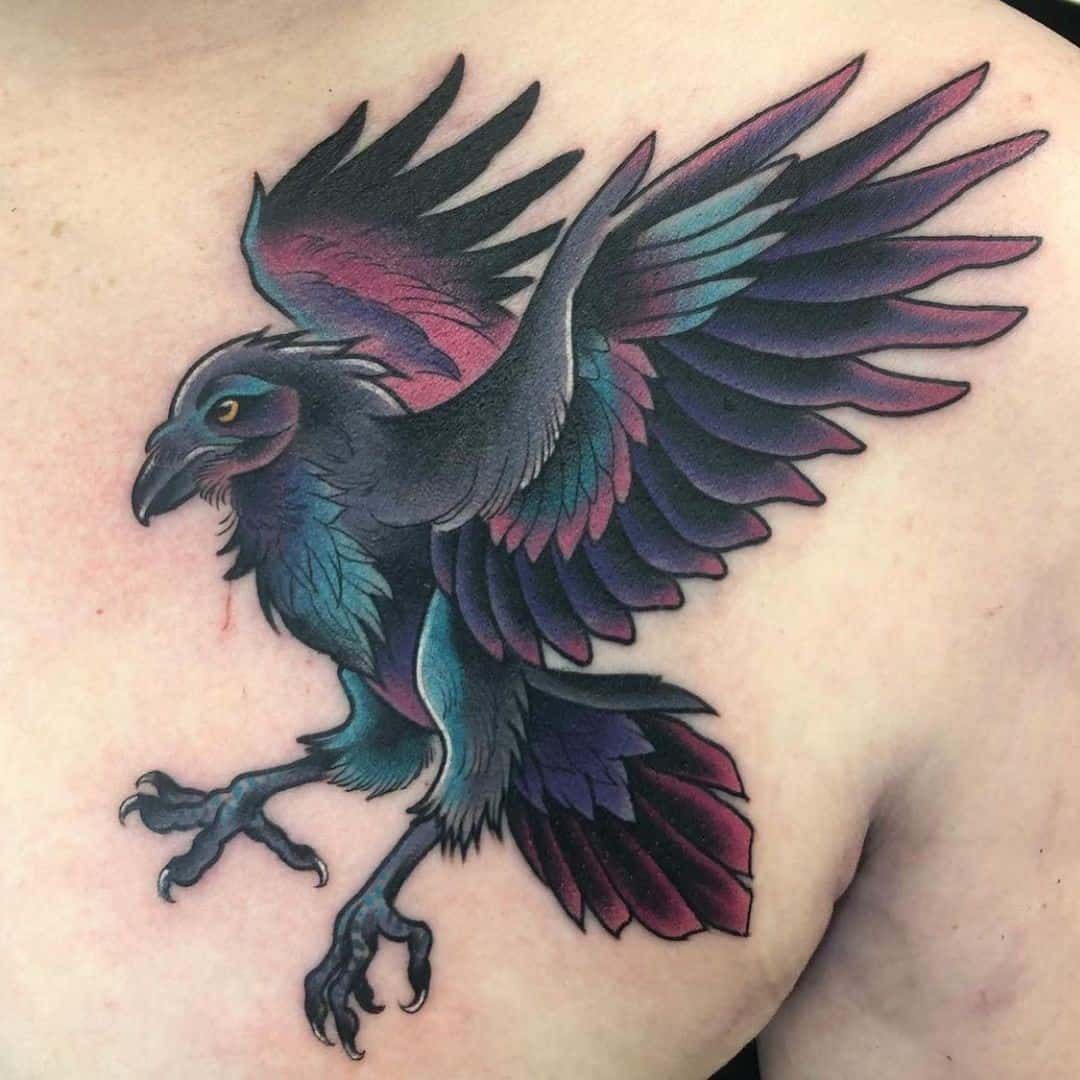 Raven And Rose Tattoo Wallpapers