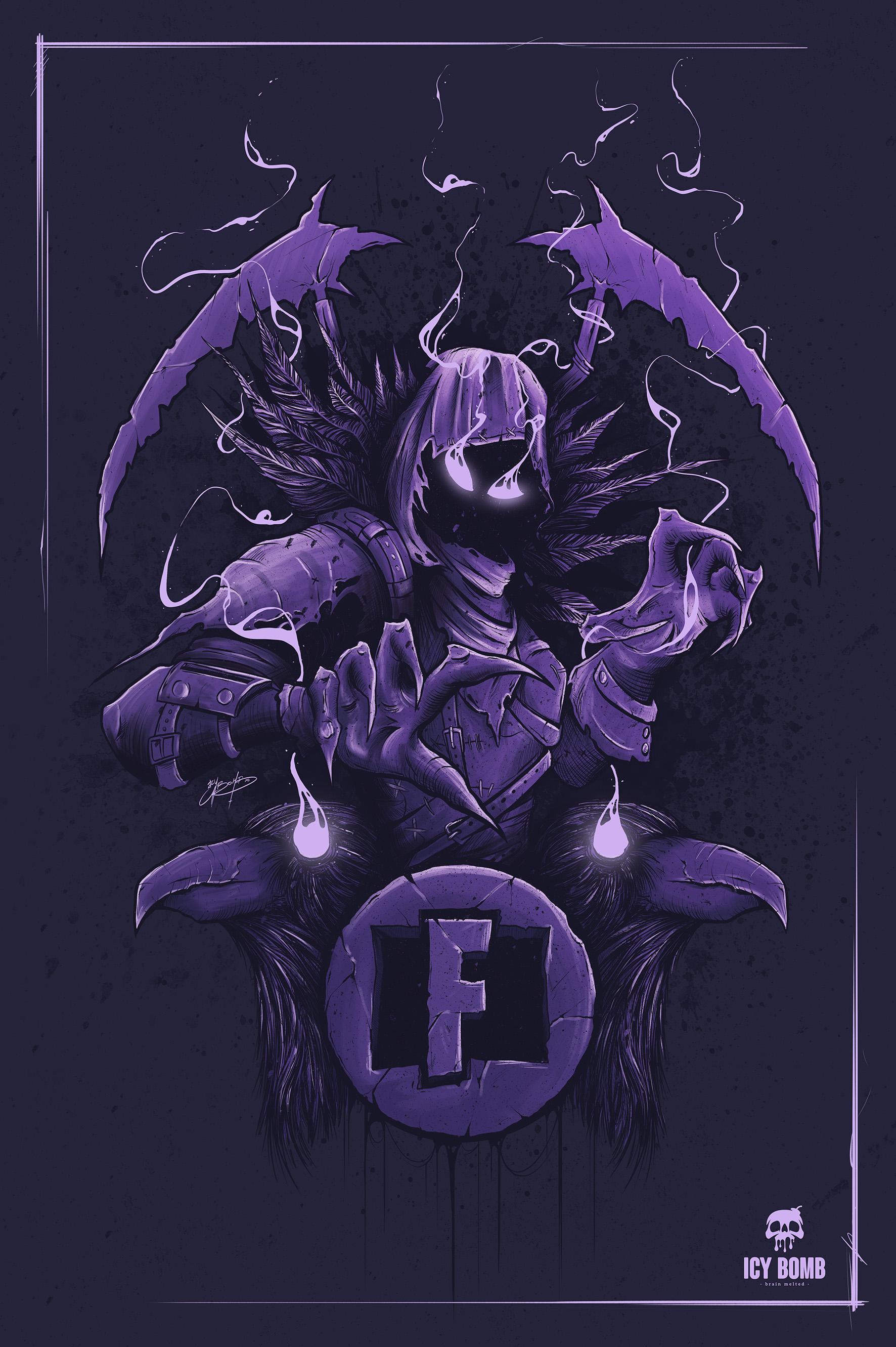 Raven Fortnite Wallpapers