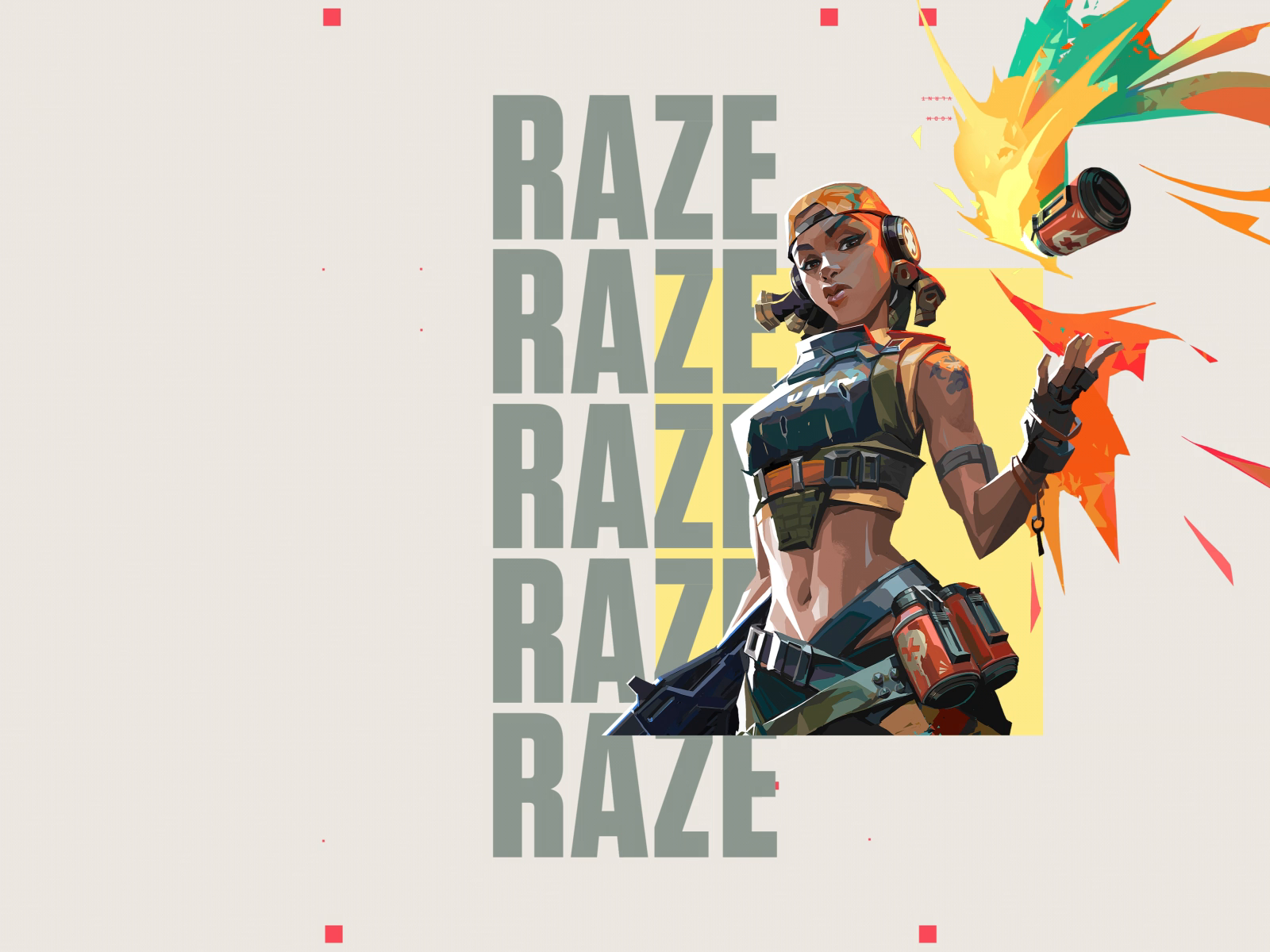 Raze Valorant 2020 Wallpapers