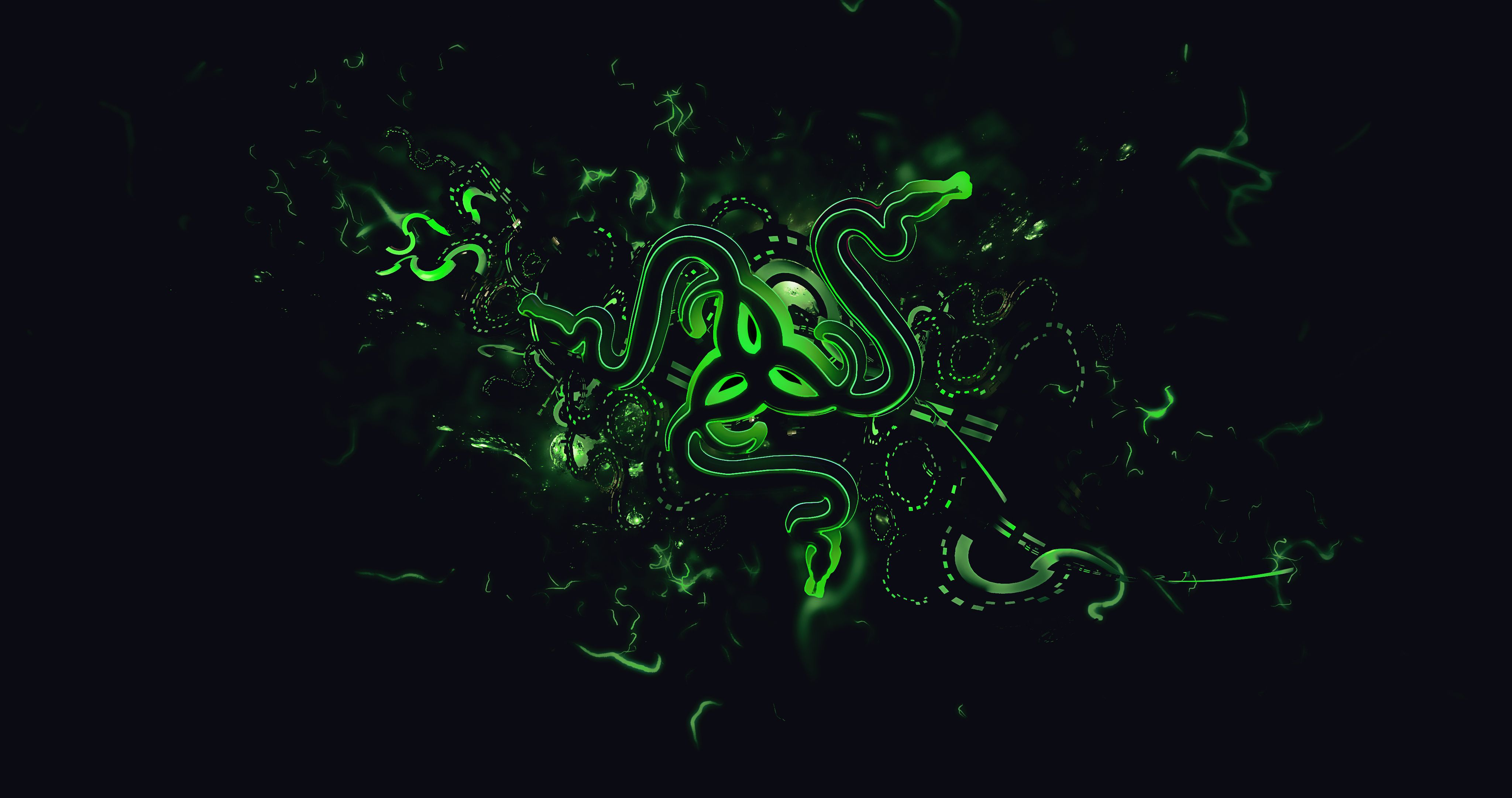 Razer 4K Logo Art Wallpapers