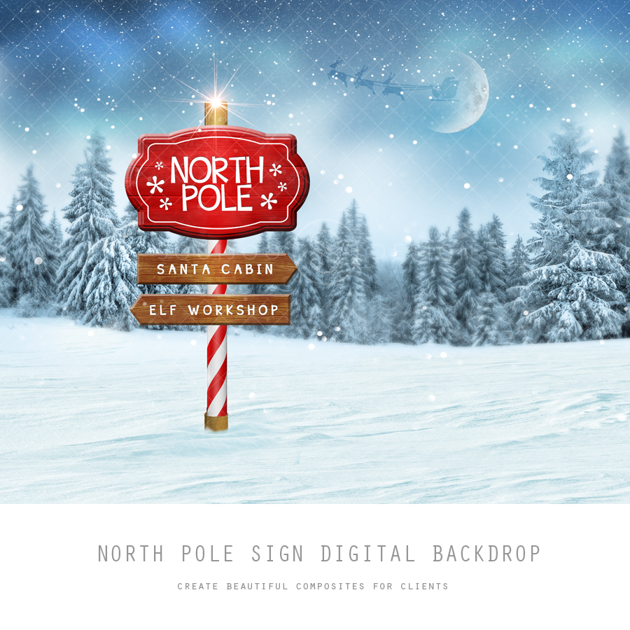 Real North Pole Background