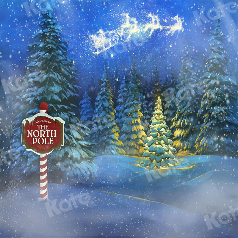 Real North Pole Background