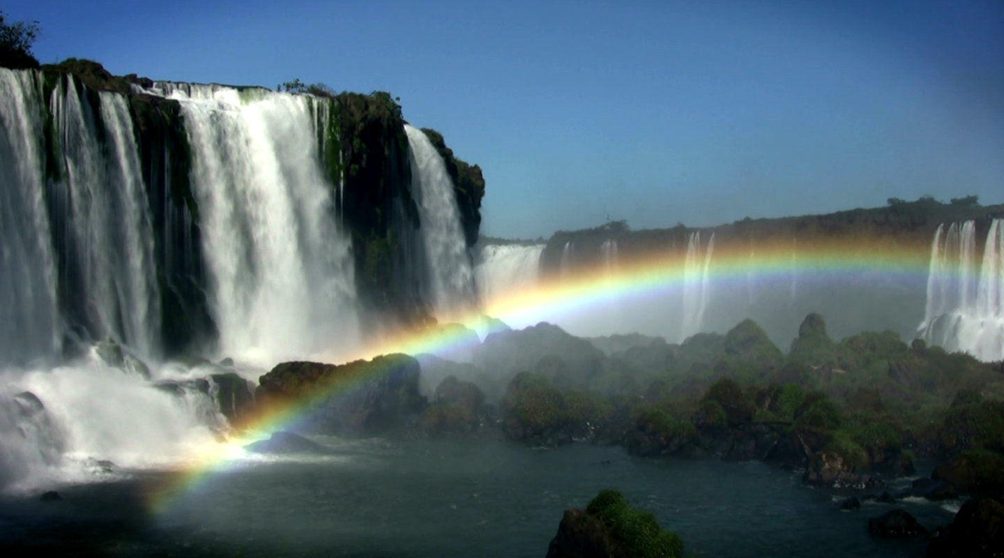 Real Rainbow Beautiful Waterfalls Wallpapers