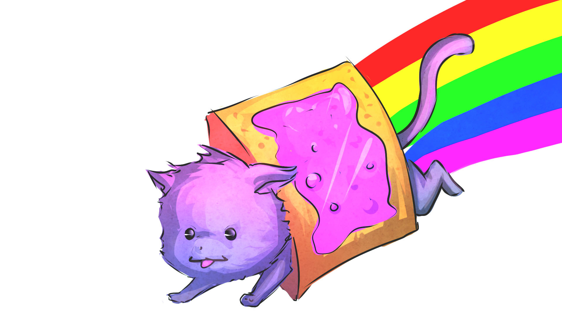 Real Rainbow Cat Wallpapers