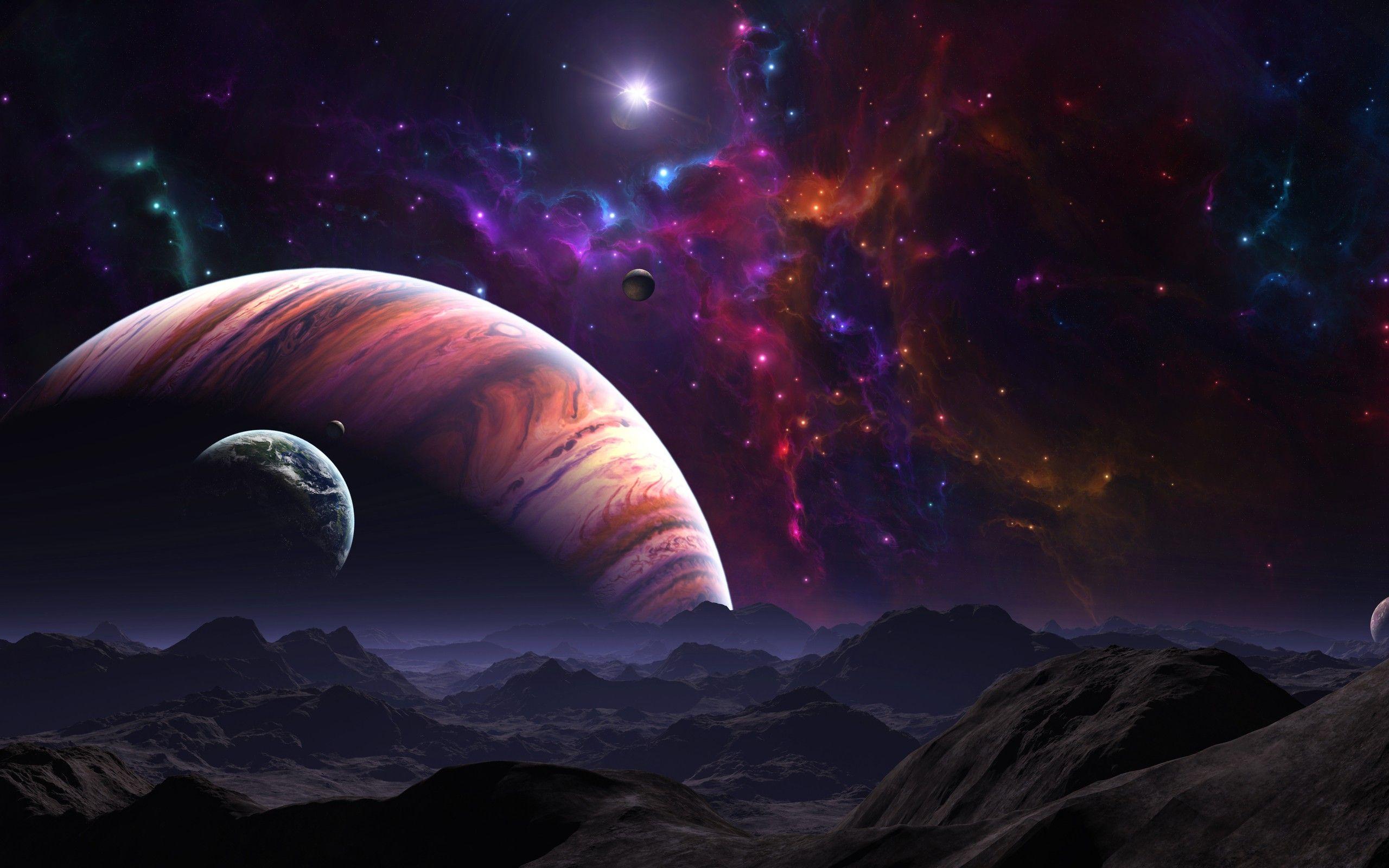 Real Space Widescreen Wallpapers