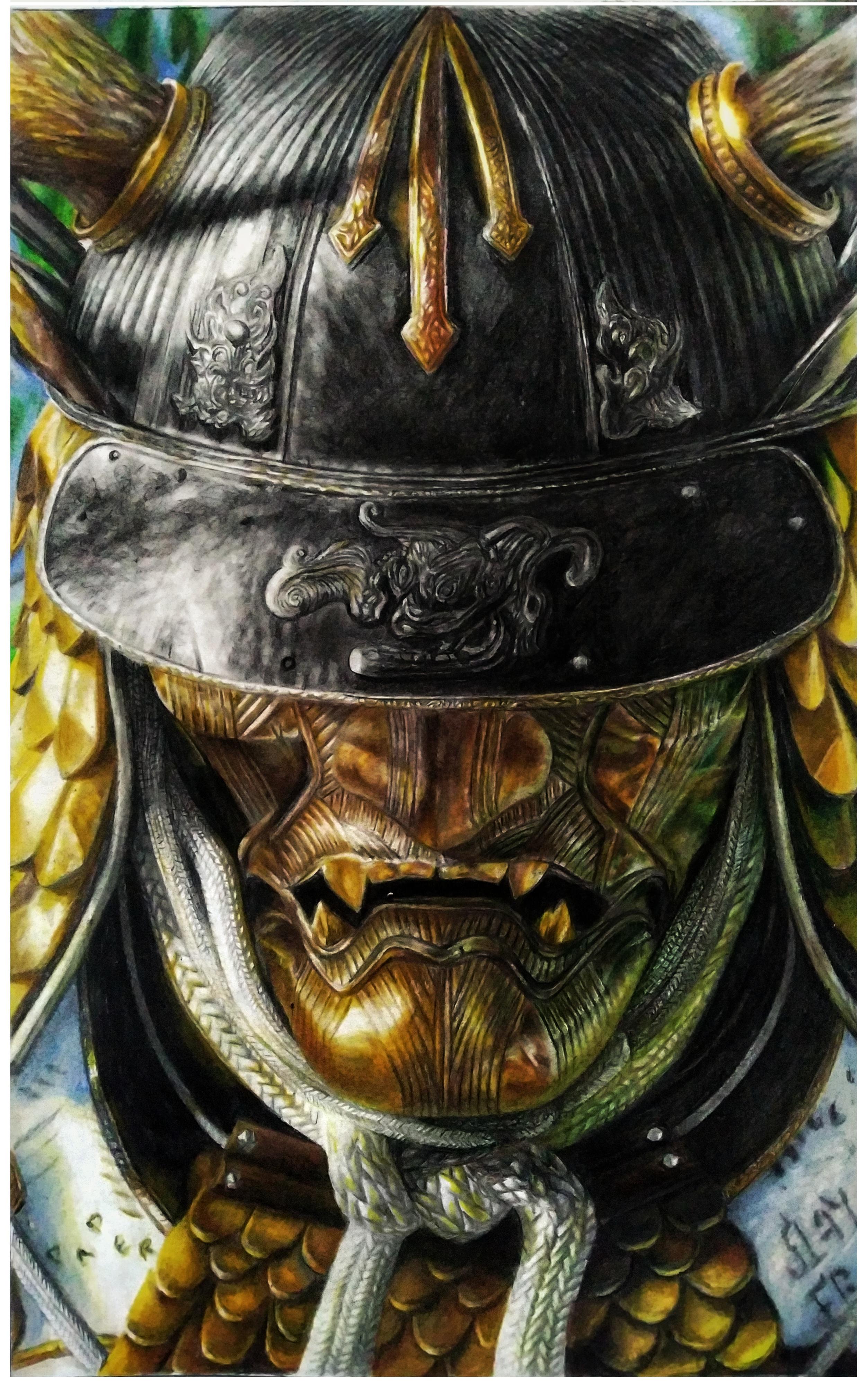 Realistic Samurai Drawing Wallpapers