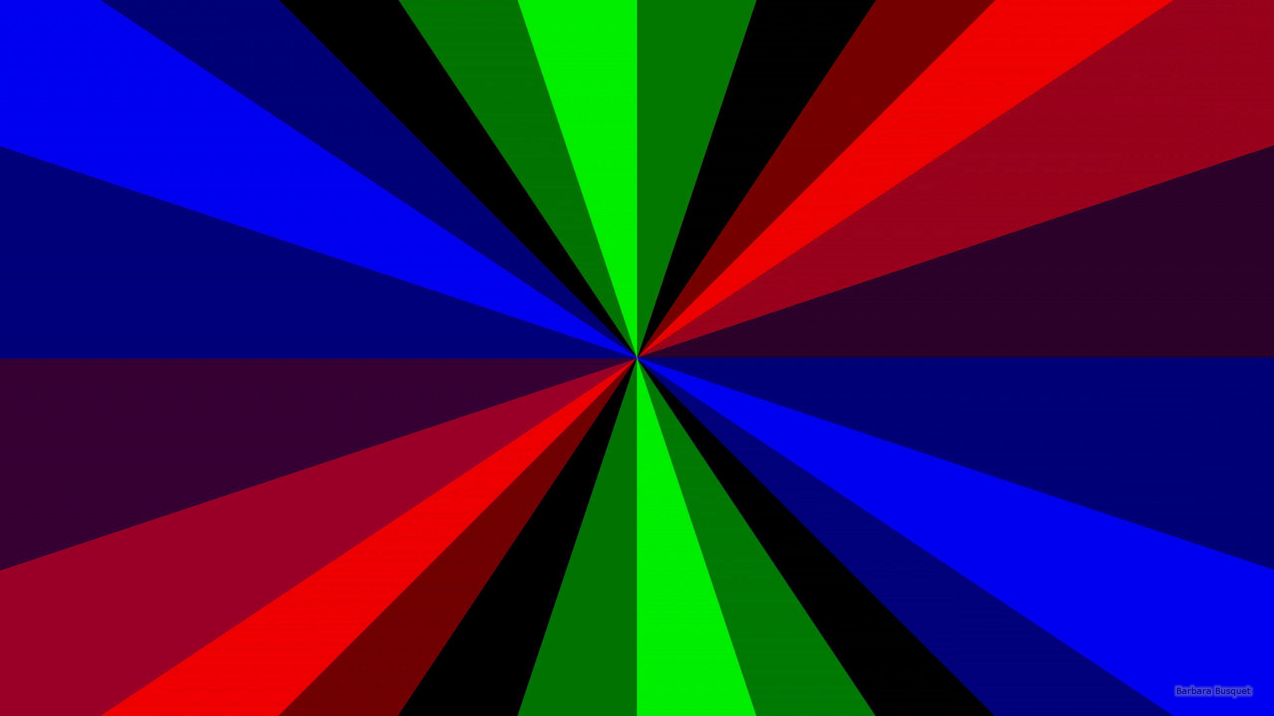 Red, Green And Blue 3D Colored Squares Wallpapers