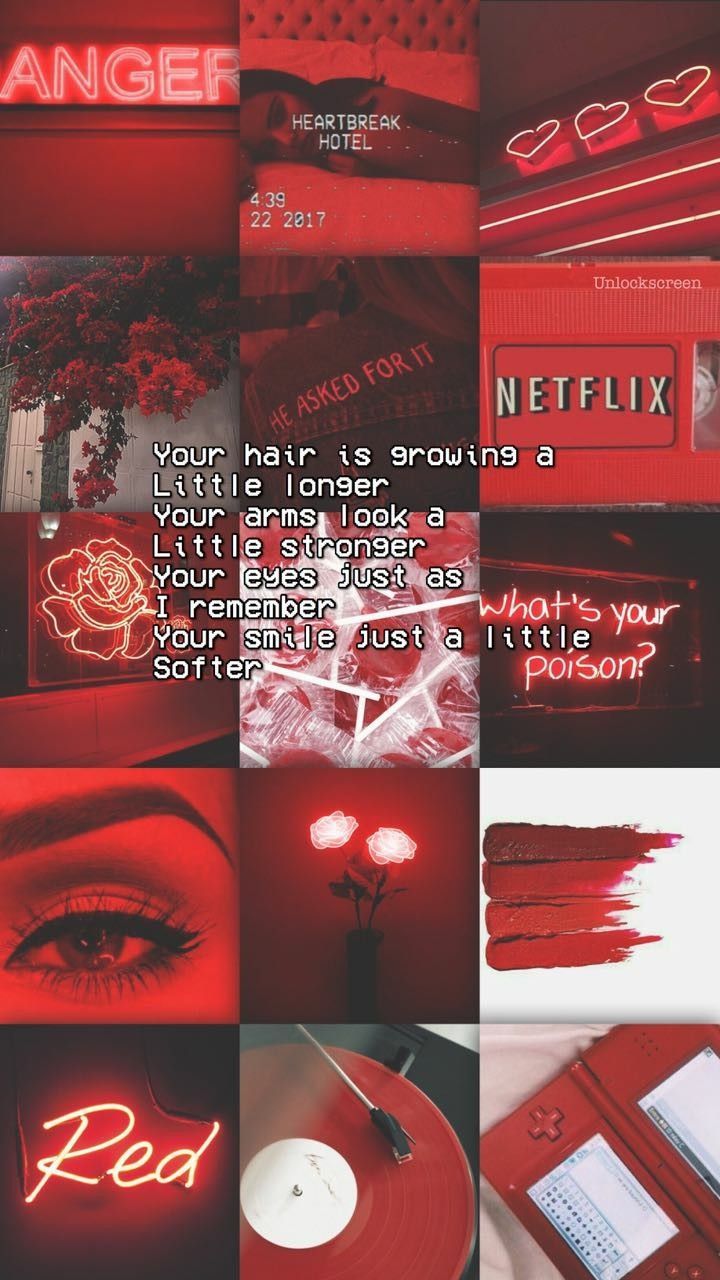 Red Aesthetic Baddie Wallpapers