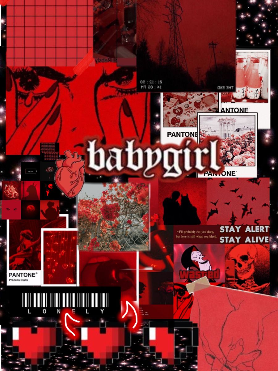 Red Aesthetic Baddie Wallpapers