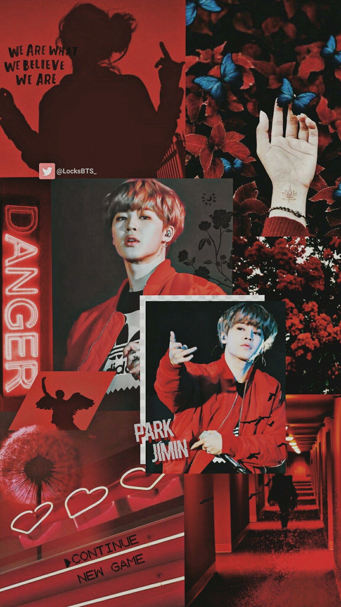 Red Aesthetic Bts Wallpapers