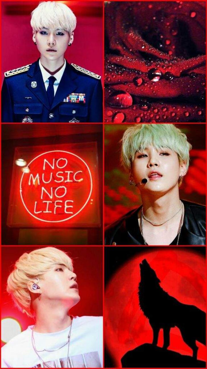 Red Aesthetic Bts Wallpapers