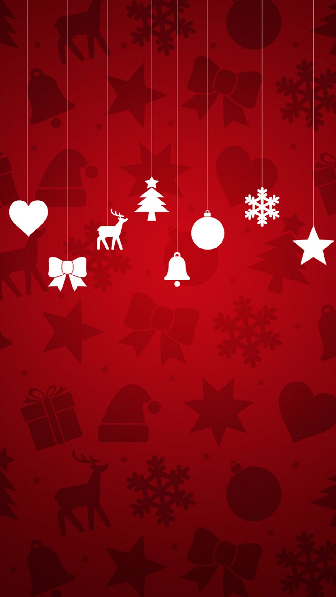 Red Aesthetic Christmas Wallpapers