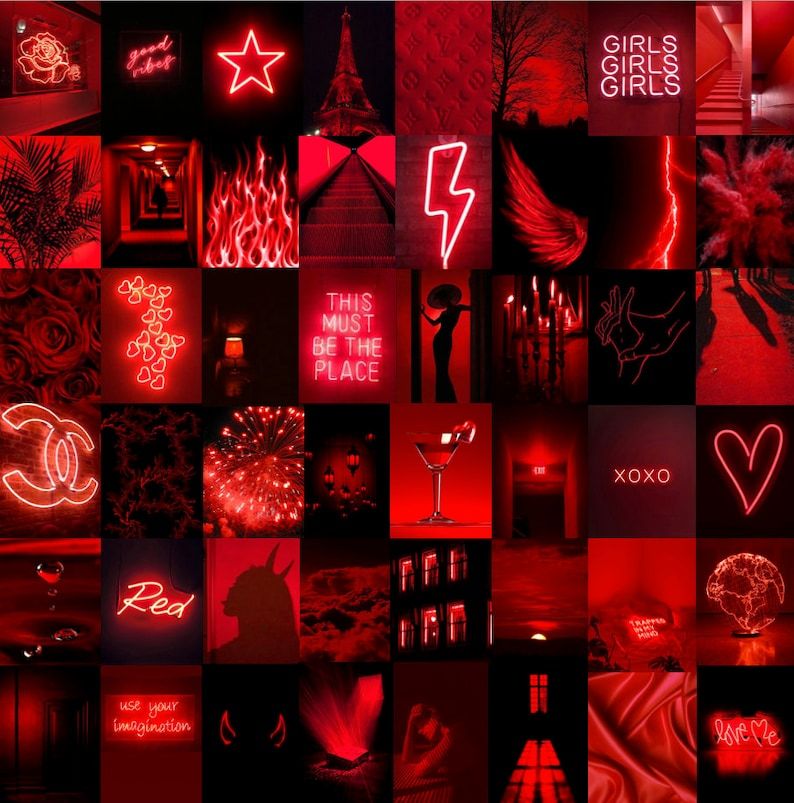 Red Aesthetic Neon Wallpapers