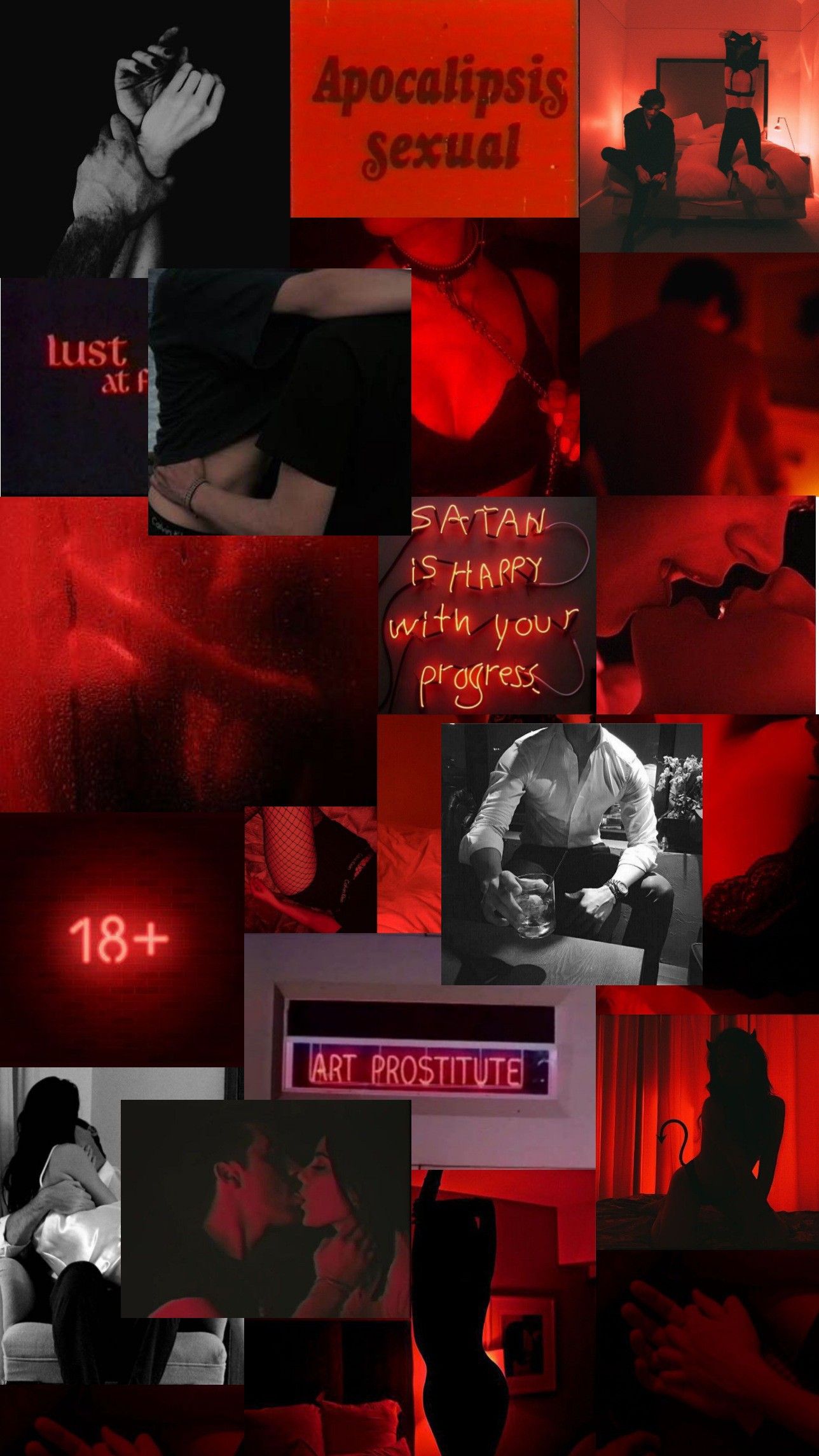 Red Aesthetic Tumblr Girl Wallpapers