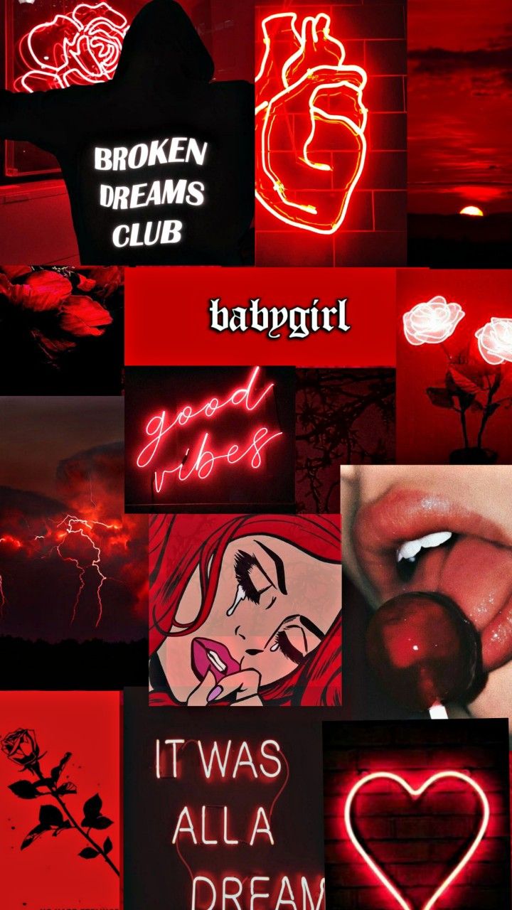 Red Aesthetic Tumblr Girl Wallpapers
