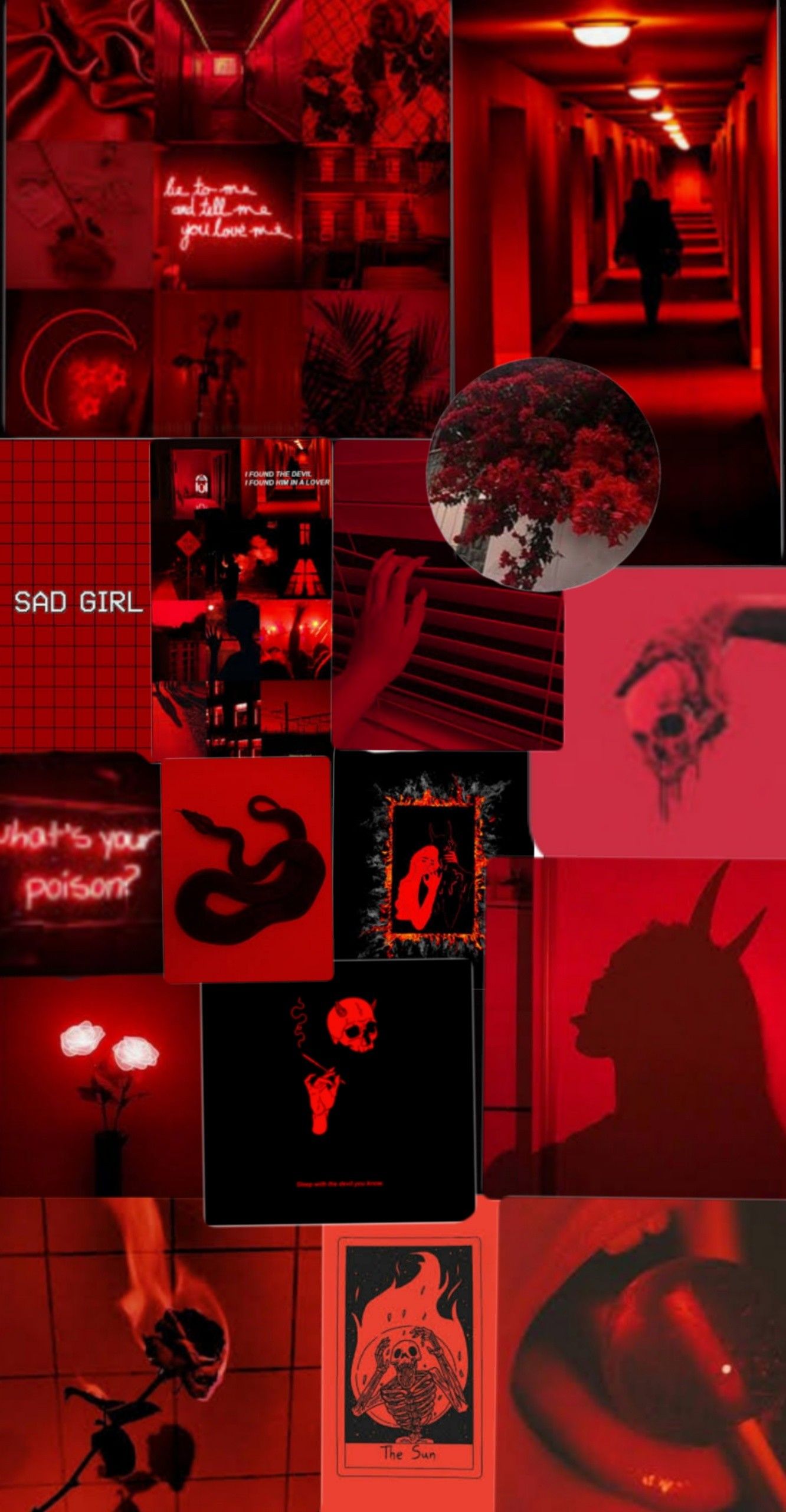 Red Aesthetic Tumblr Girl Wallpapers