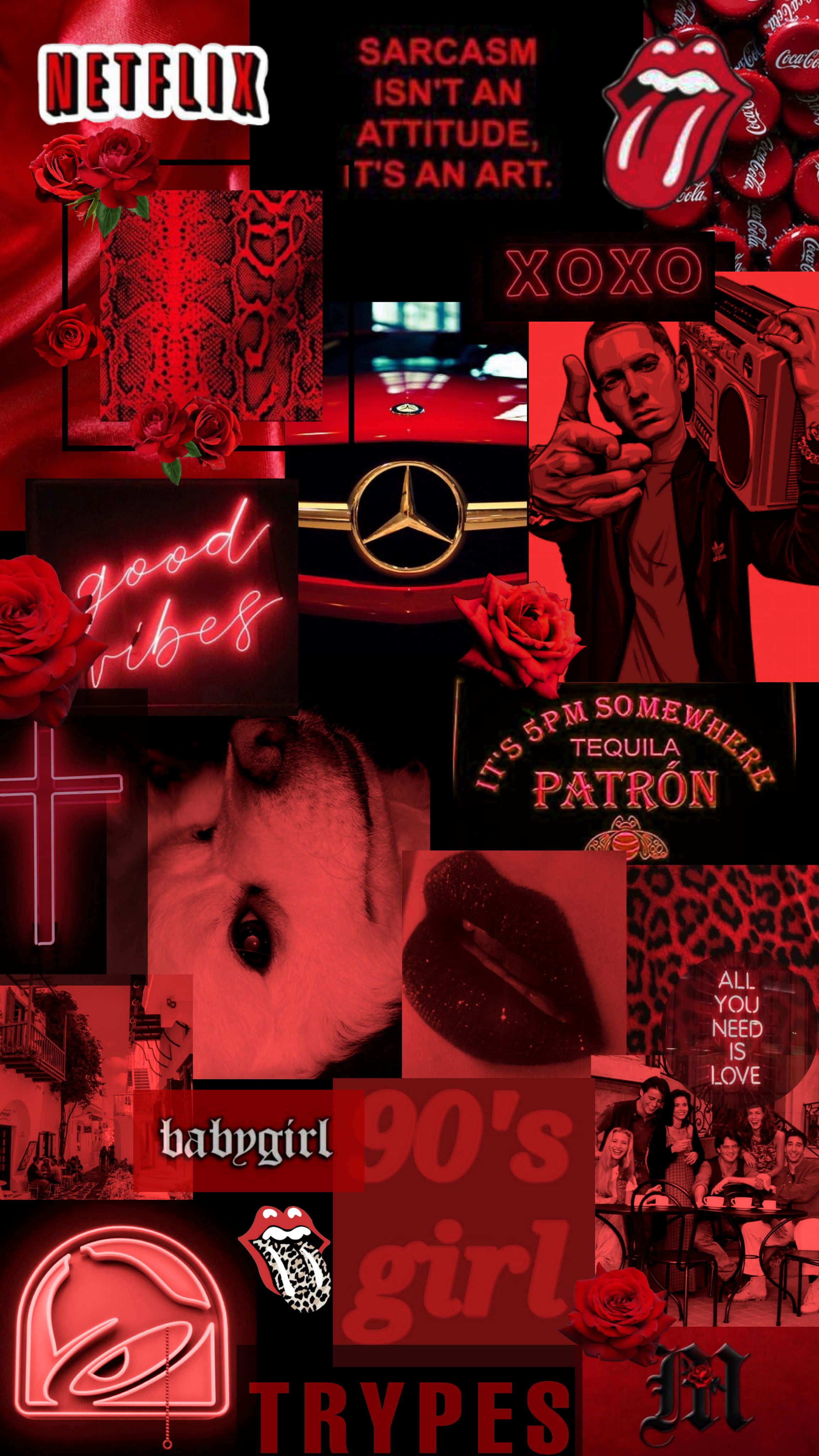 Red Aesthetic Tumblr Girl Wallpapers