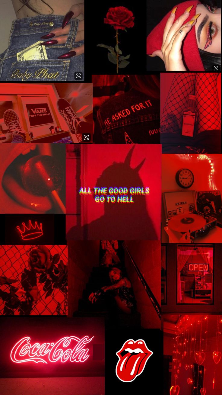 Red Aesthetic Tumblr Girl Wallpapers