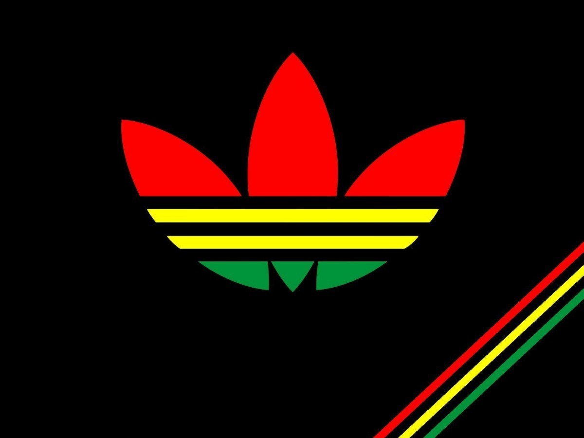 Red And Black Adidas Logo Wallpapers