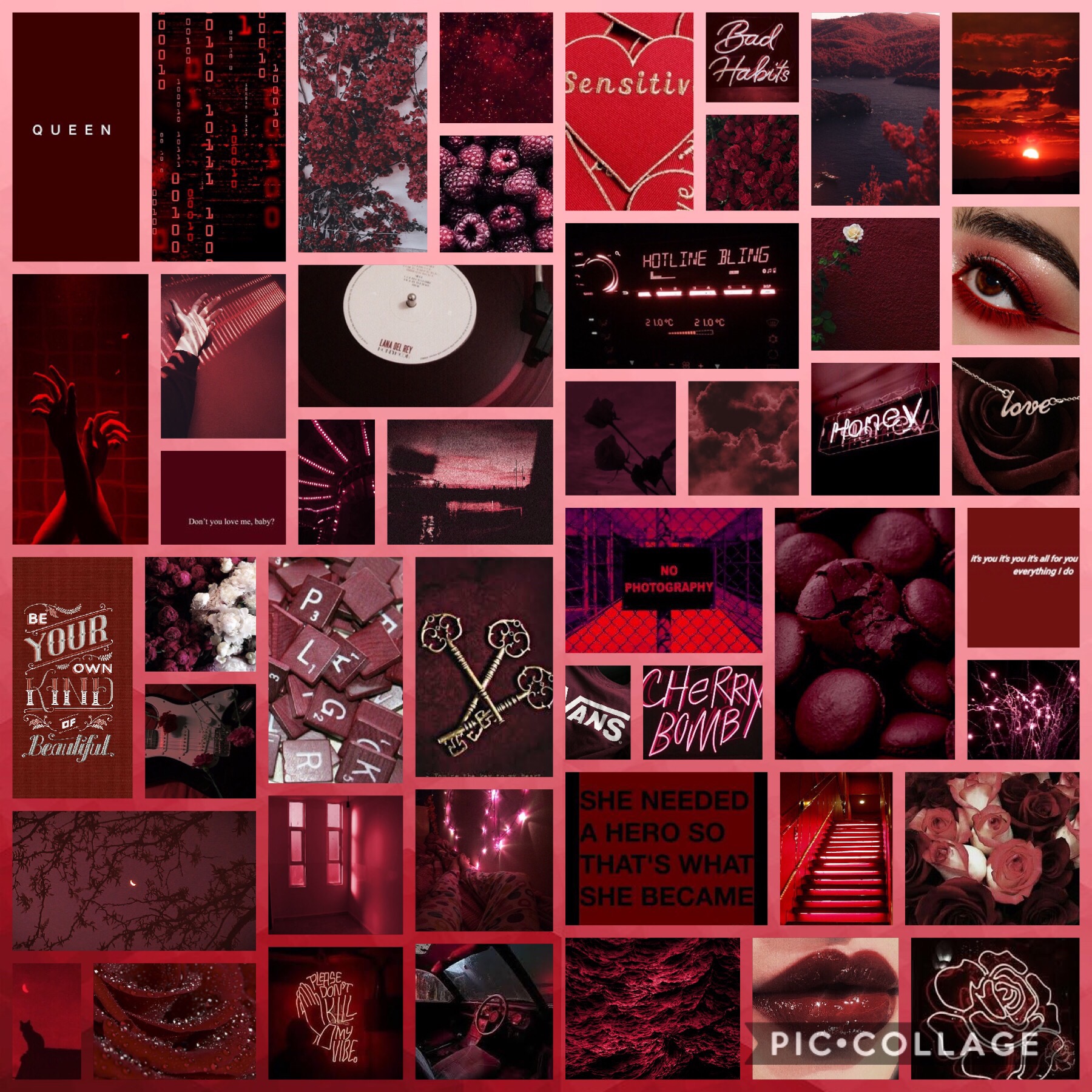 Red And Black Aesthetic Laptop Wallpapers