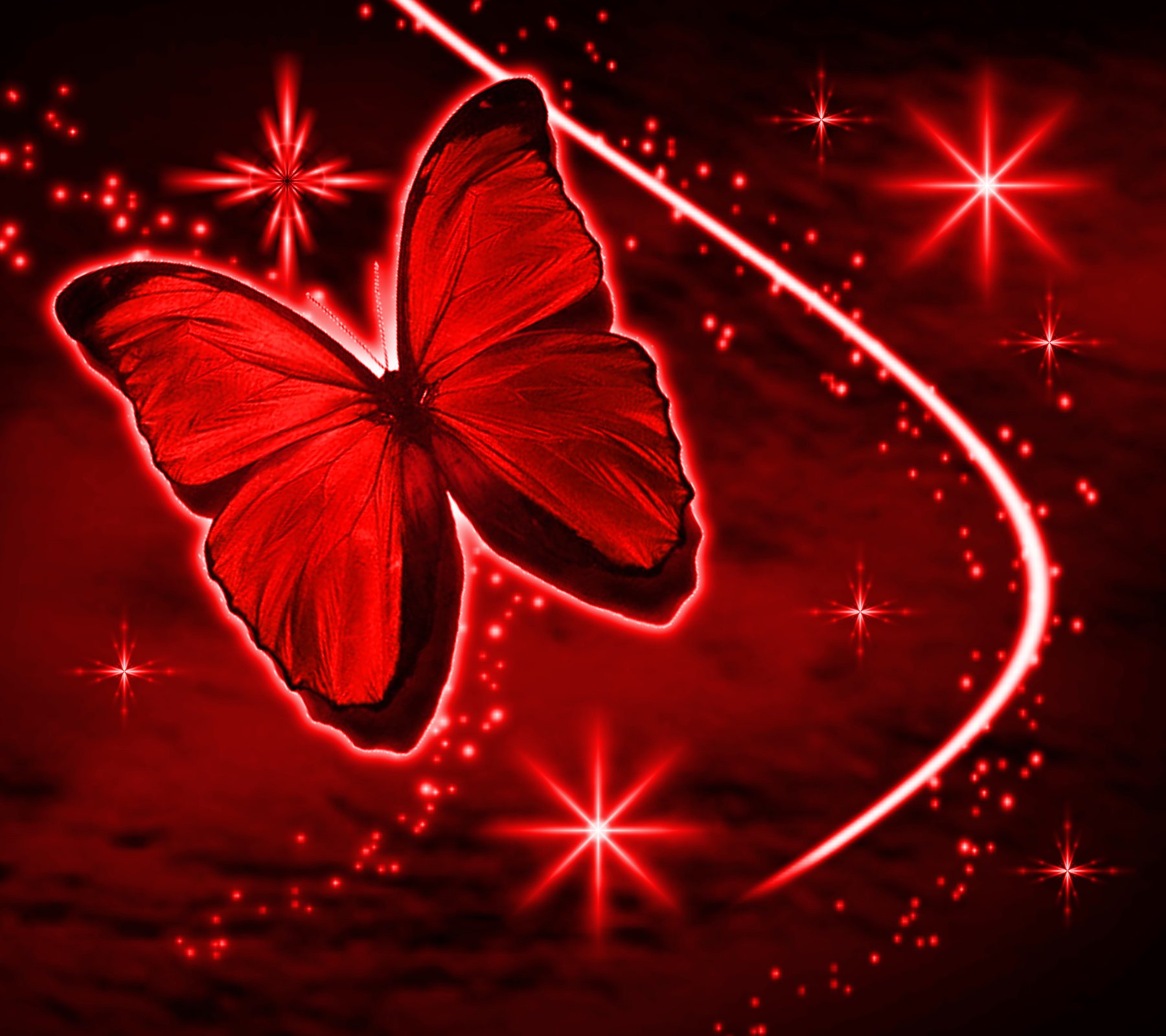 Red And Black Butterfly Wallpapers