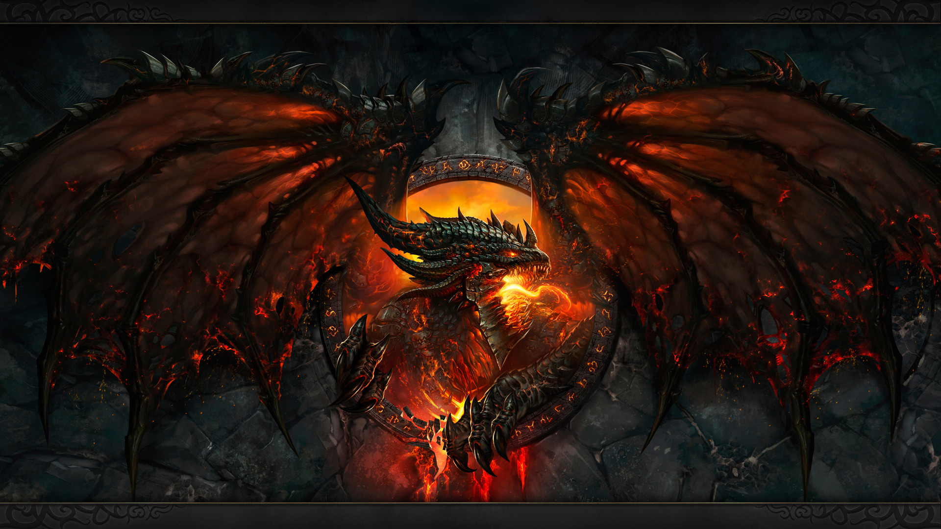 Red And Black Dragon Wallpapers