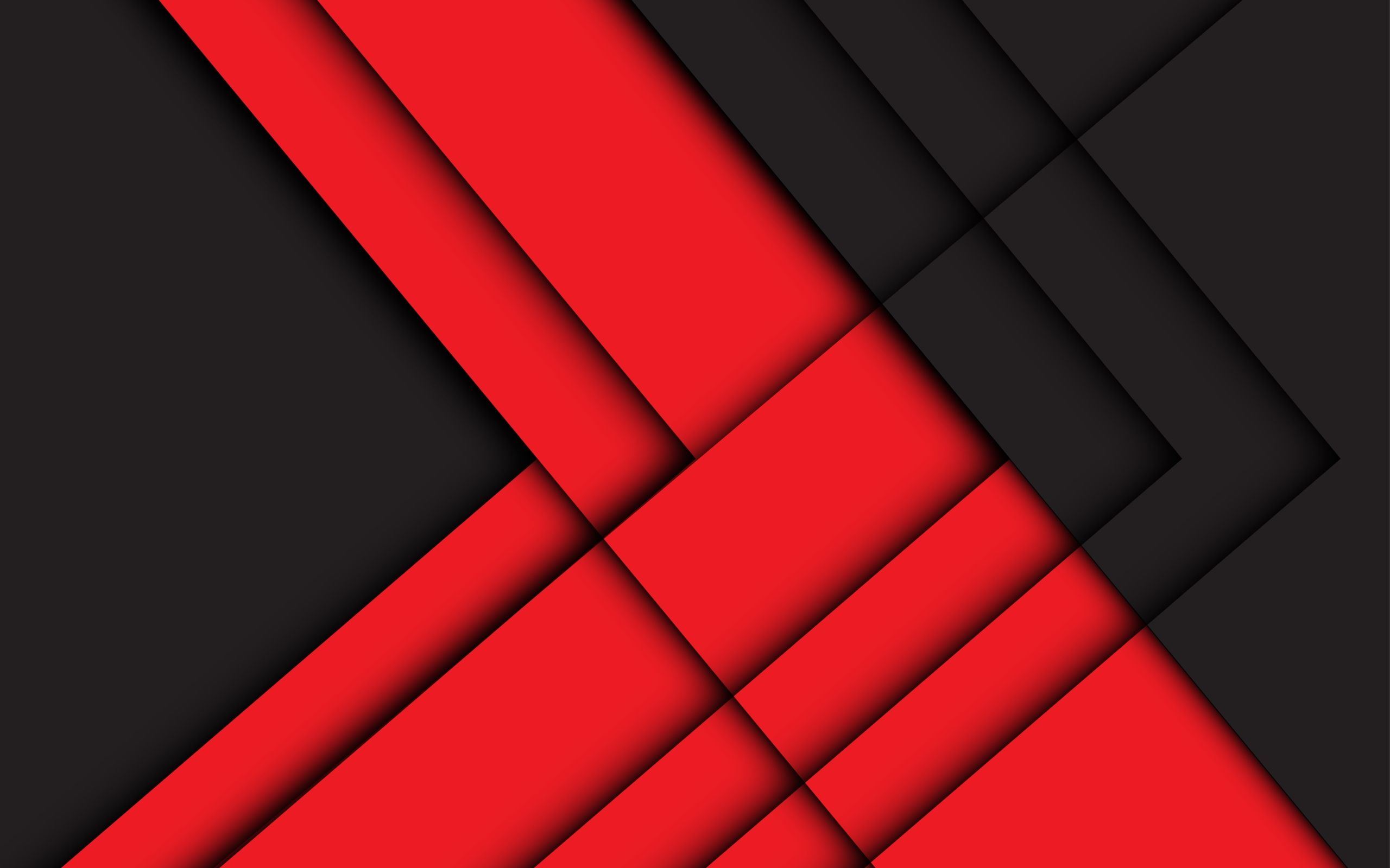 Red And Black Geometric Wallpapers