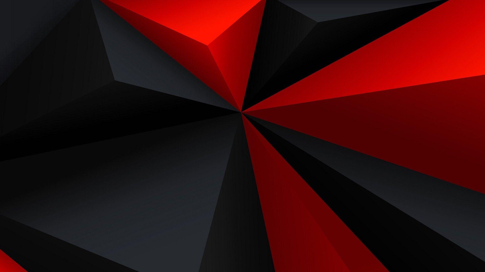 Red And Black Geometric Wallpapers