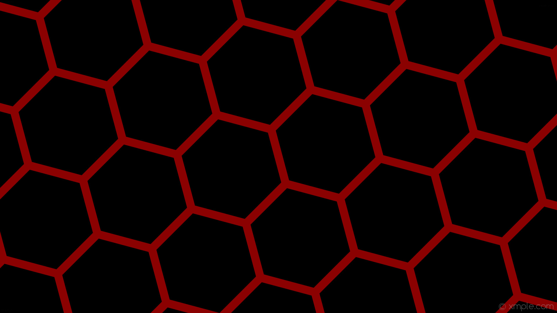 Red And Black Hexagon Wallpapers