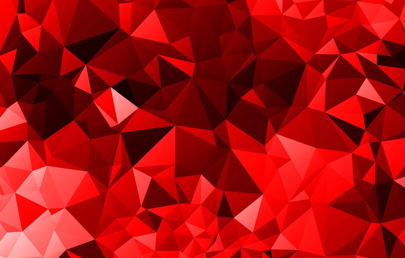 Red And Black Polygon Wallpapers