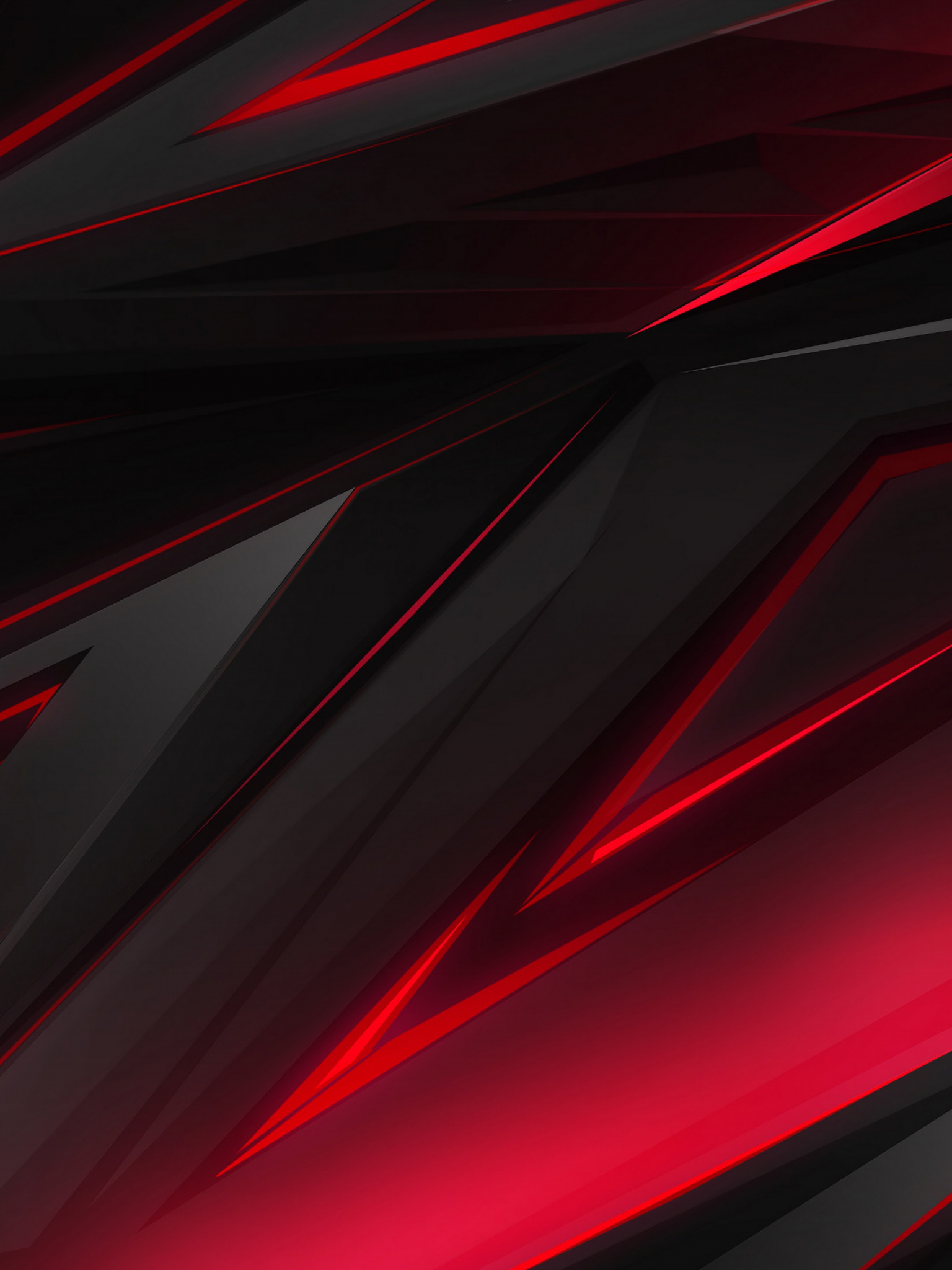 Red And Black Polygon Wallpapers