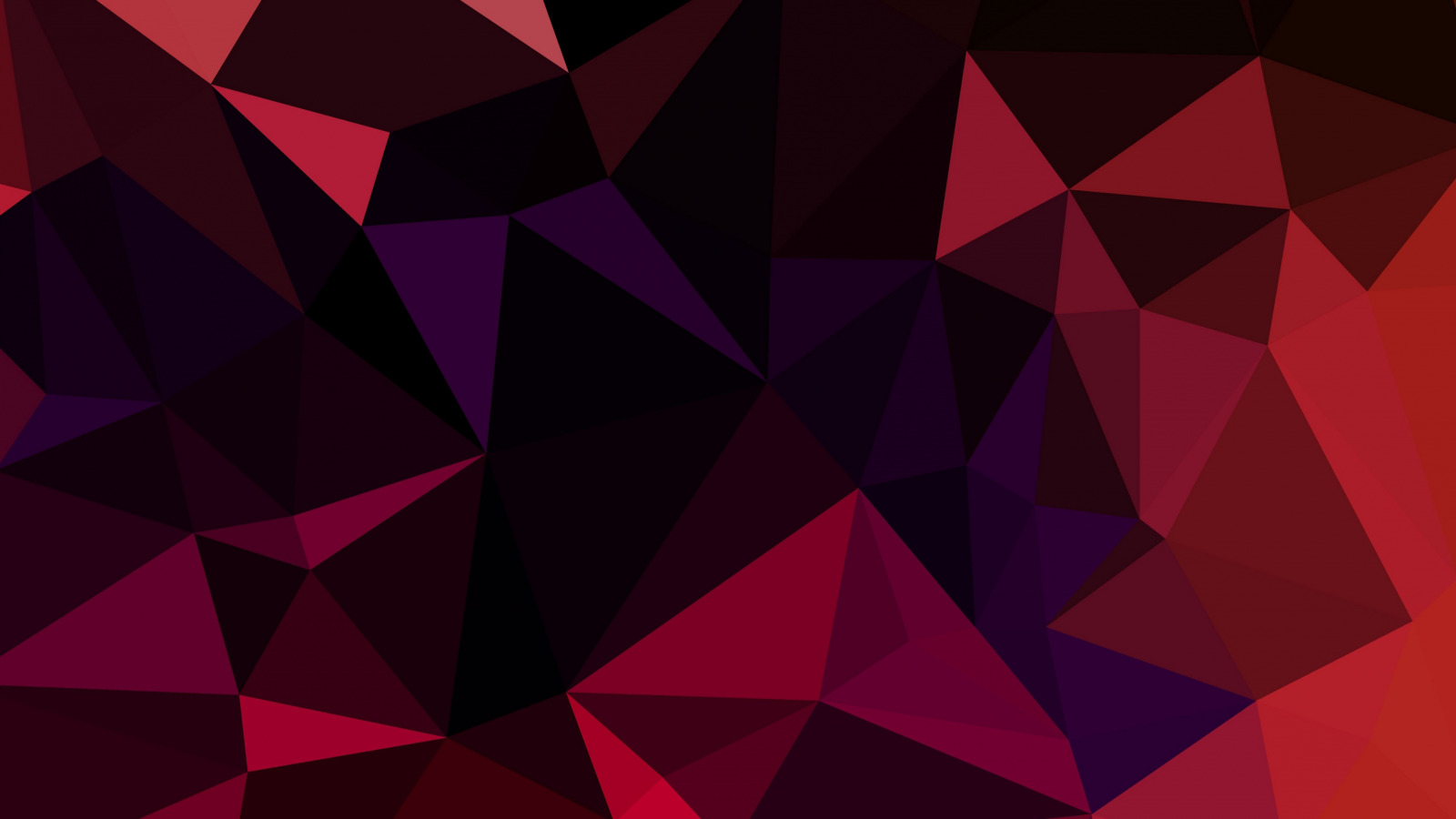 Red And Black Polygon Wallpapers